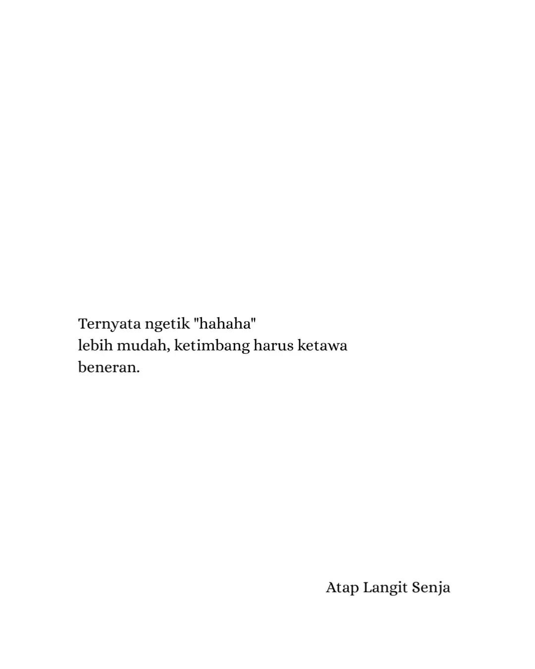 @Atap Langit Senja