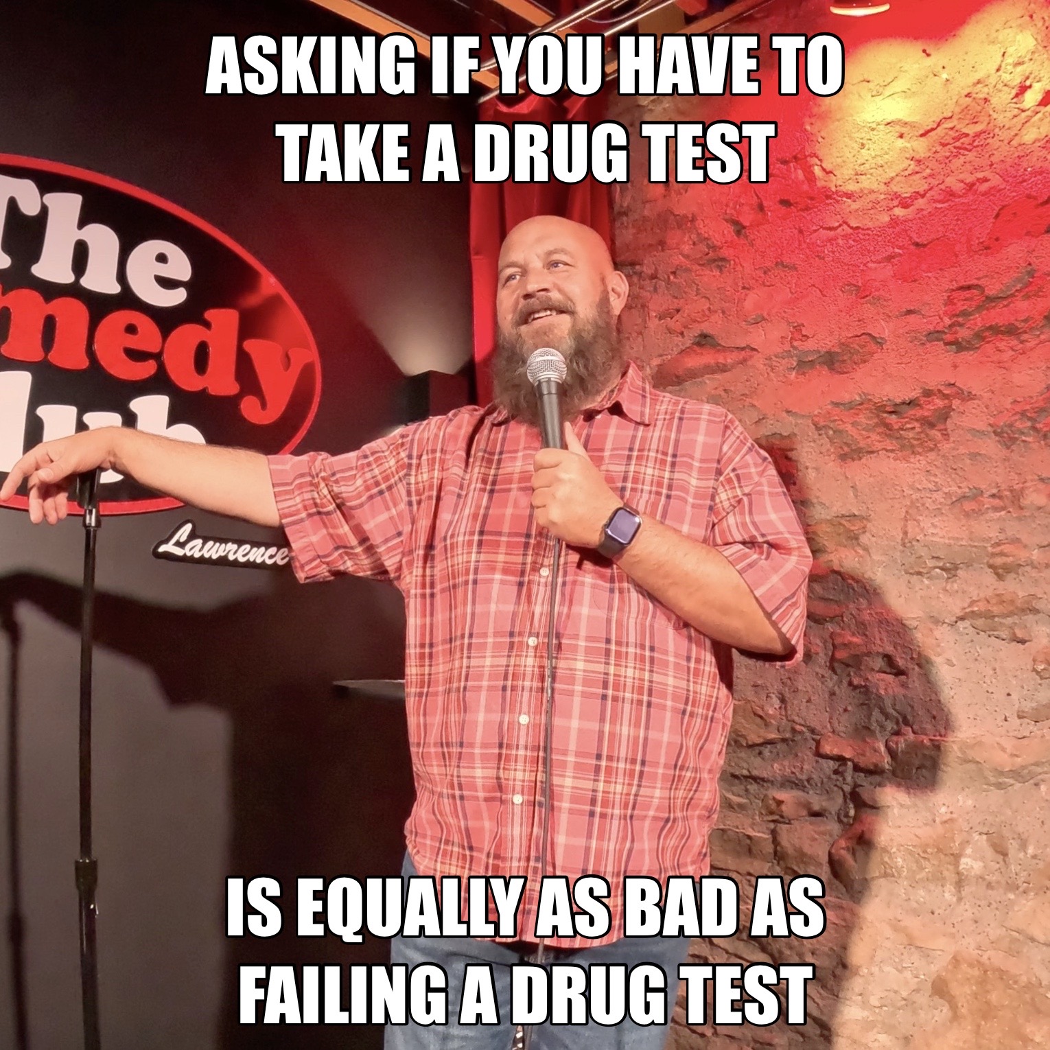 @Comedian Mike Baldwin