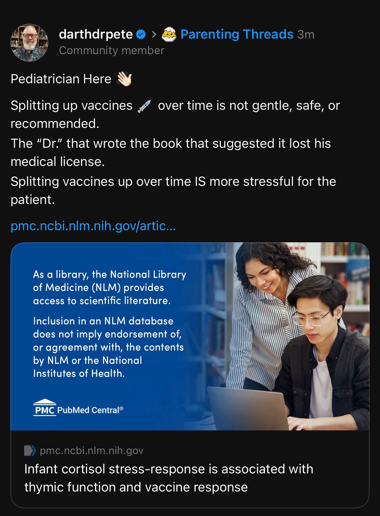@Doctor Pete MD FAAP