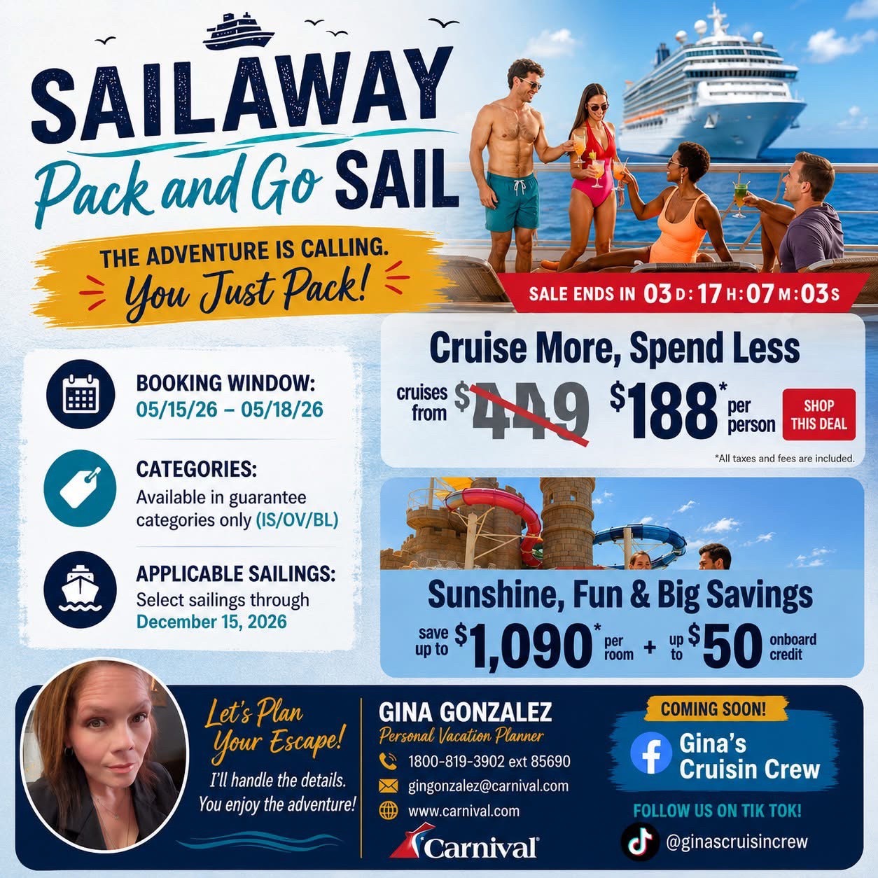 @🛳️ Gina&rsquo;s Cruisin Crew 🛳️