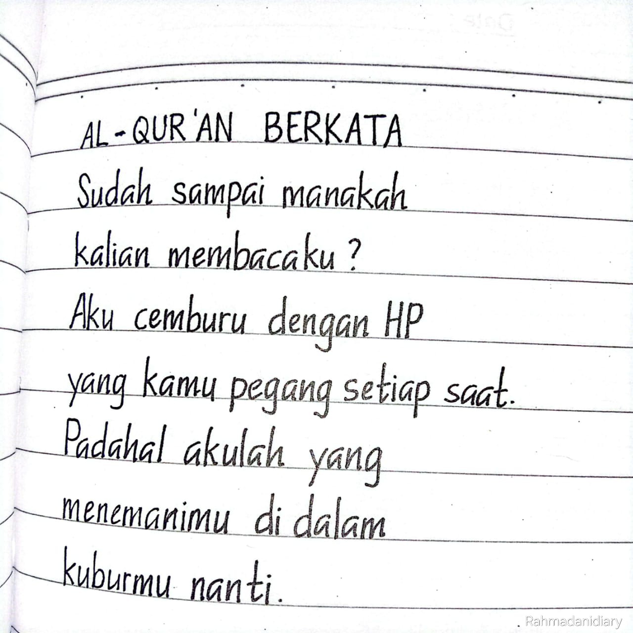 @Rahmadani 🌸