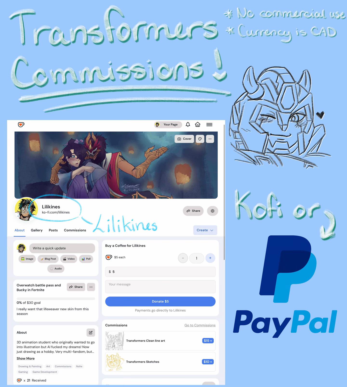 @LILIKINES | OPEN COMMS