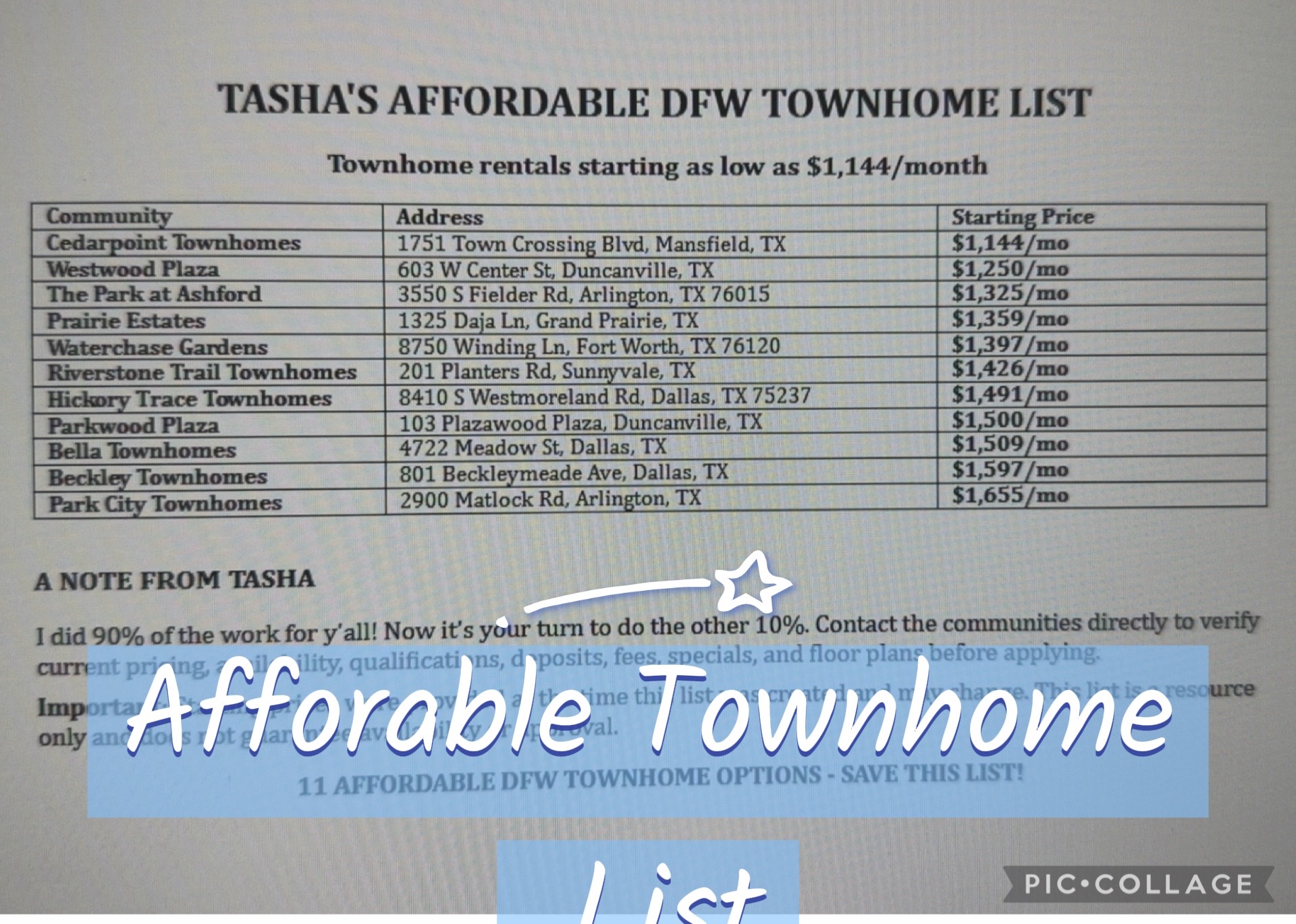 @Tasha | DFW Realtor