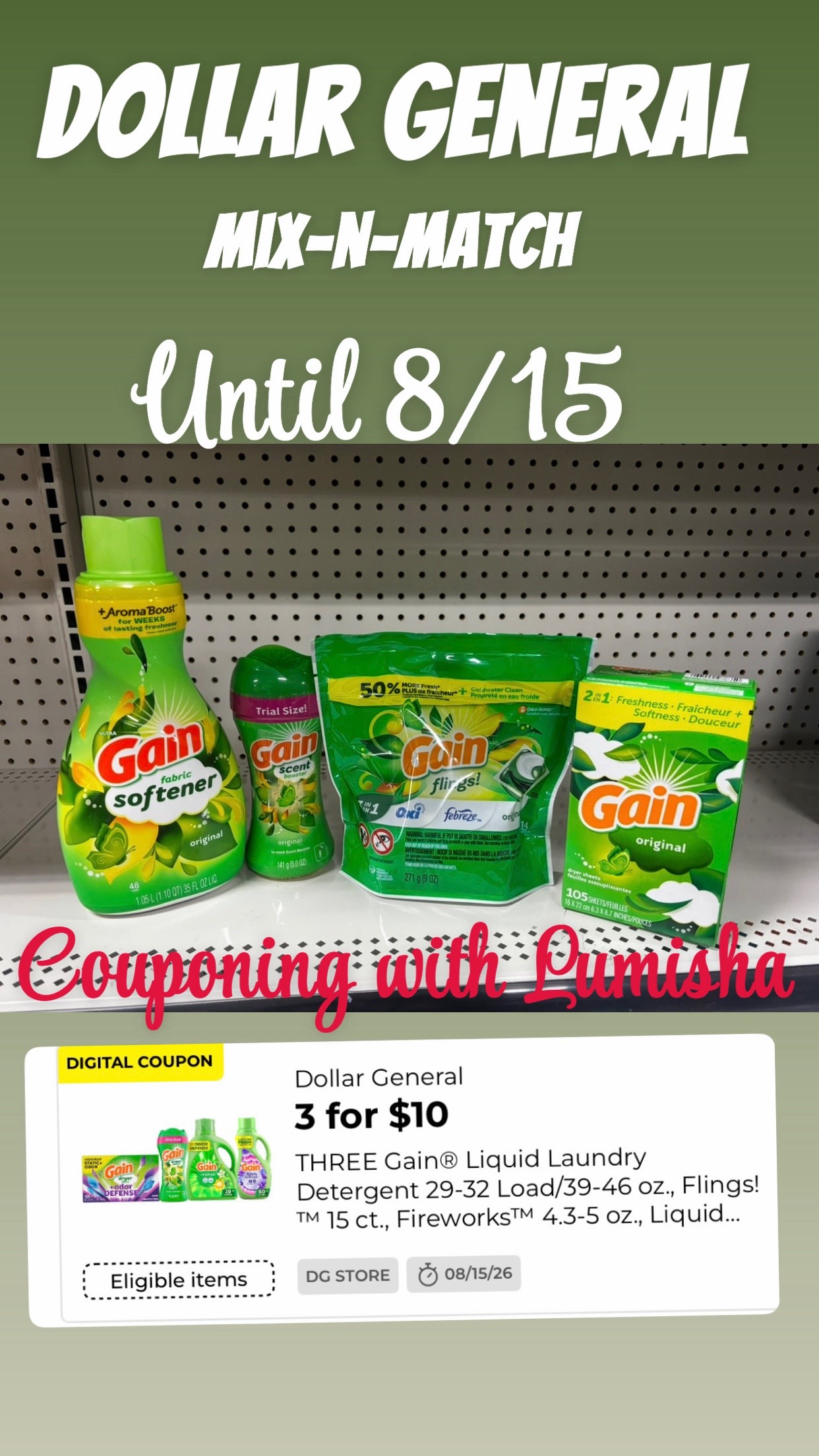 @Couponing with Lumisha
