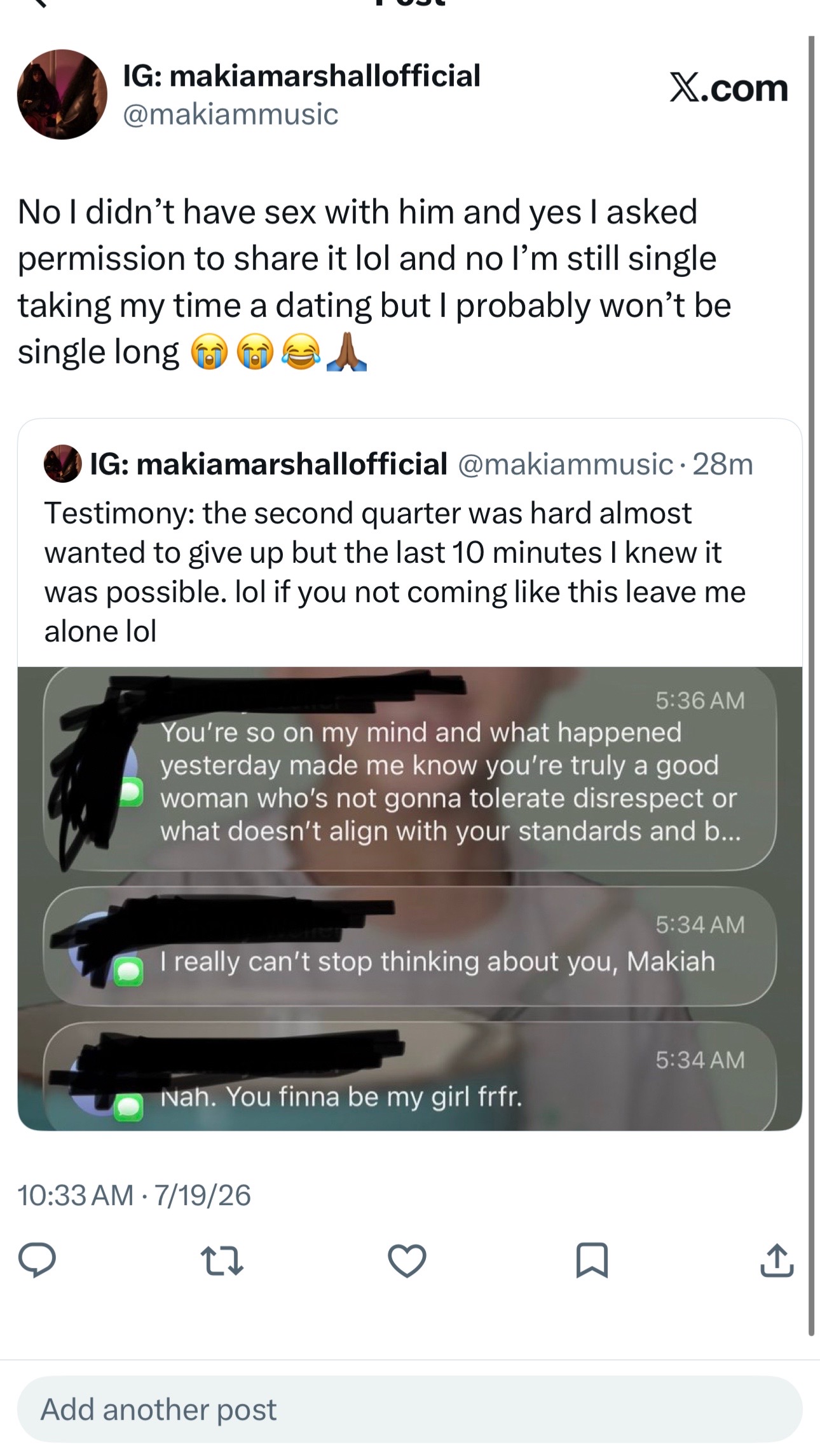 @Makia Marshall