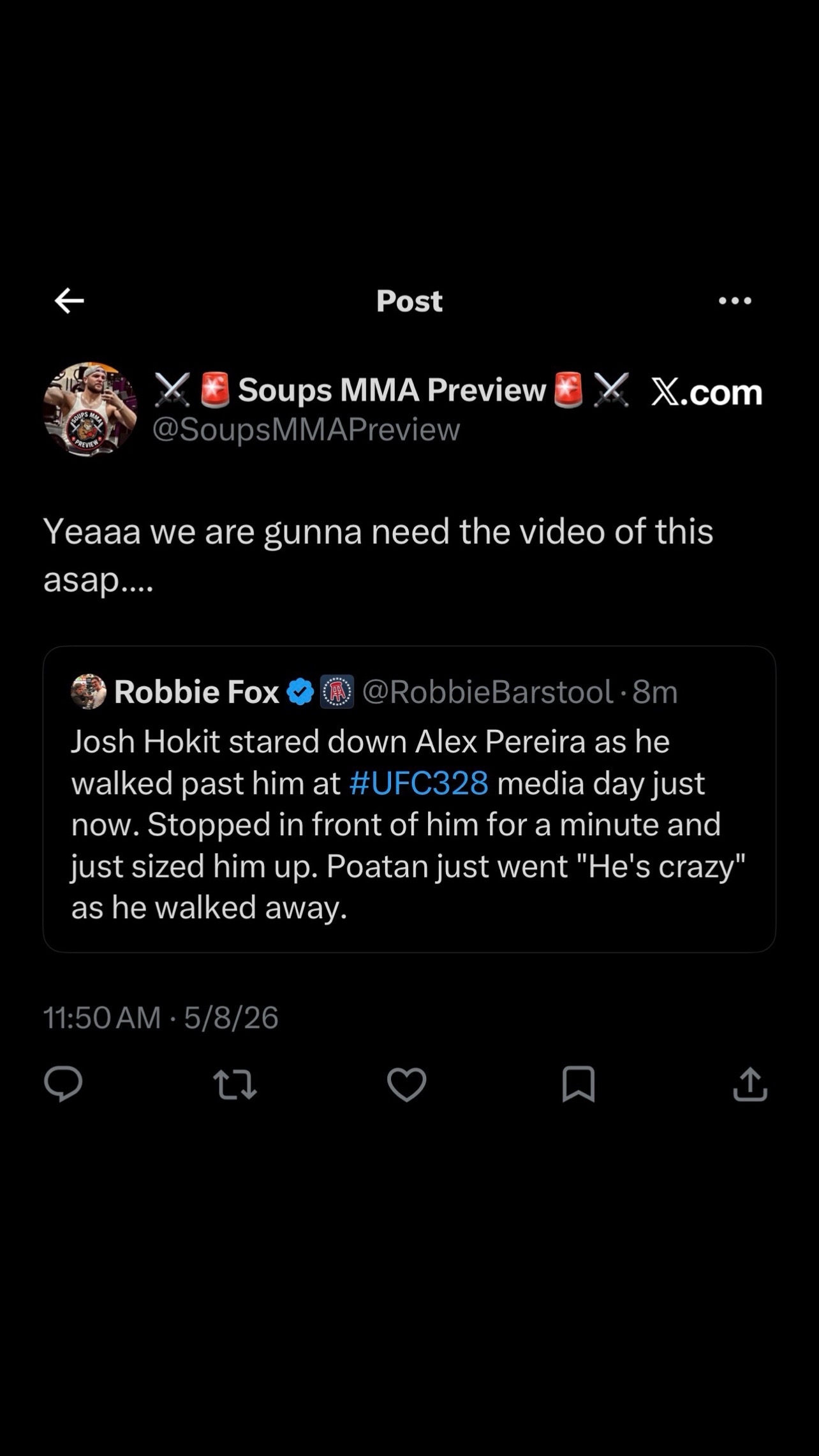 @⚔️ 🚨Soups MMA Preview 🚨⚔️