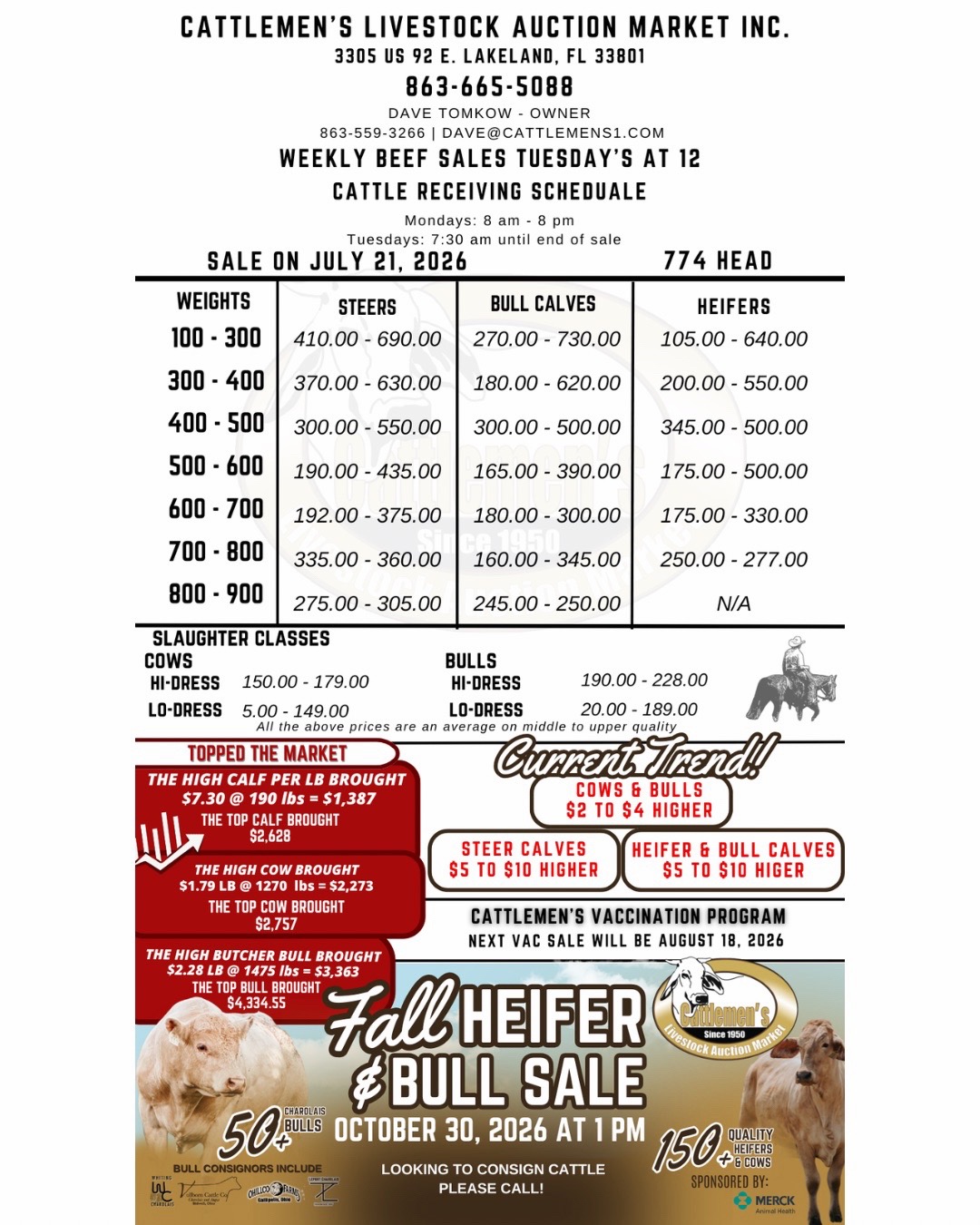 @Cattlemen&rsquo;s Livestock Market