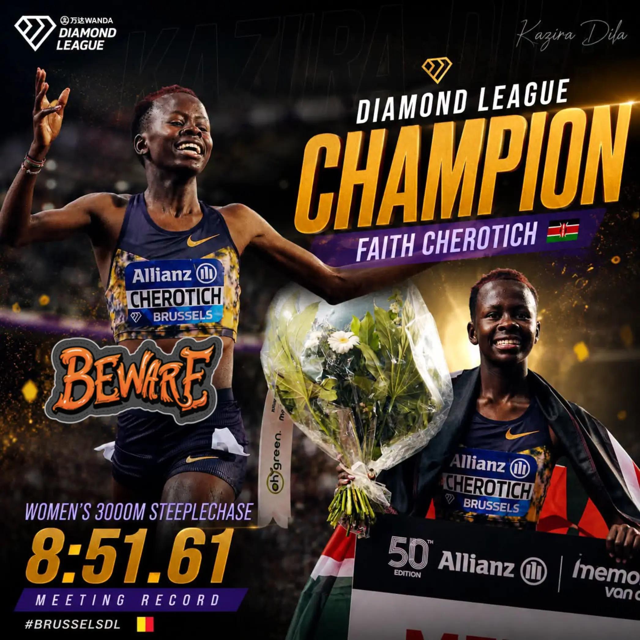 @Faith cherotich #3000m S/C