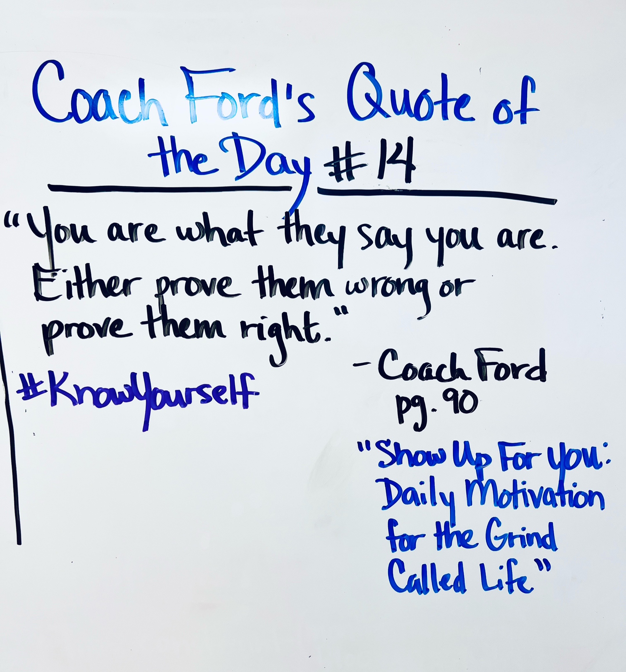 @Coach David Ford