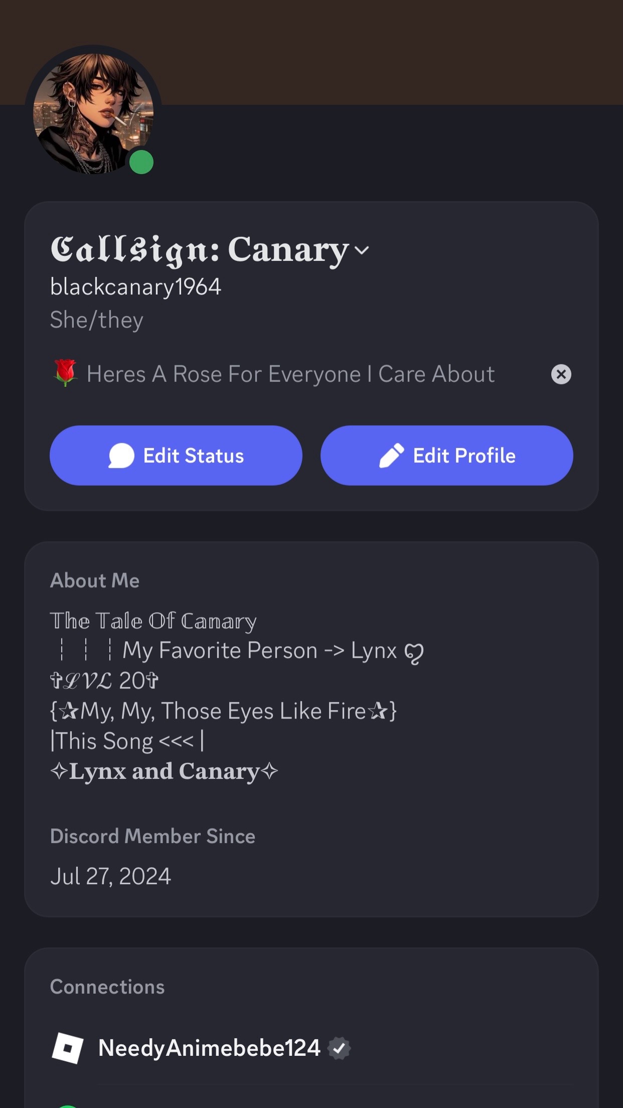 @𝕮𝖆𝖑𝖑𝖘𝖎𝖌𝖓: Wolfe 🐺