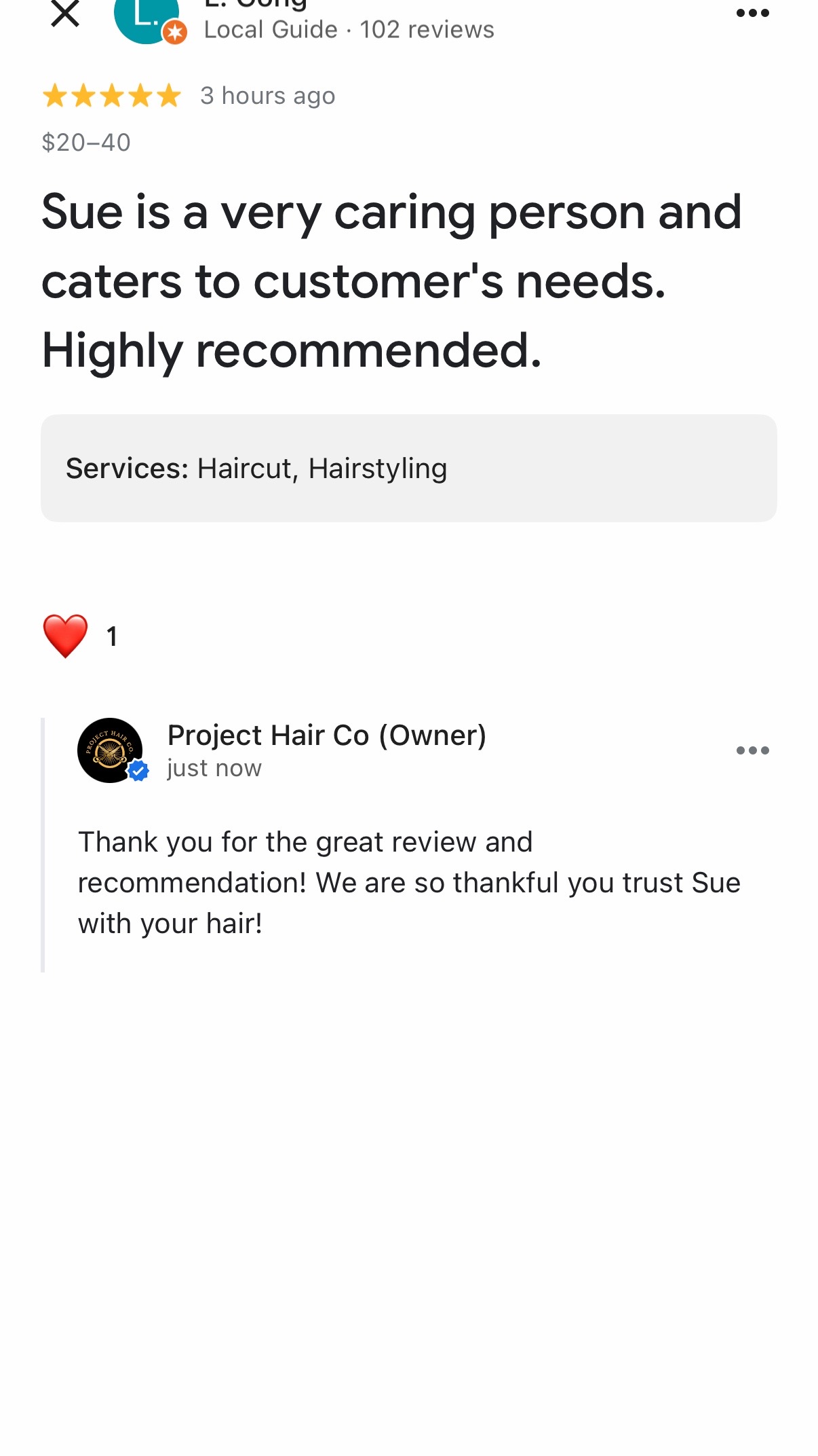 @Project Hair Co