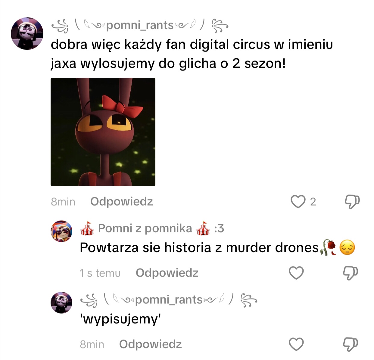@🎪 Pomni z pomnika 🎪 :3