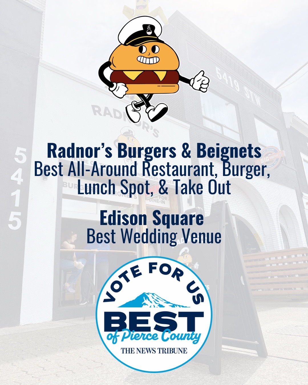 @Radnor's Burgers & Beignets 🍔