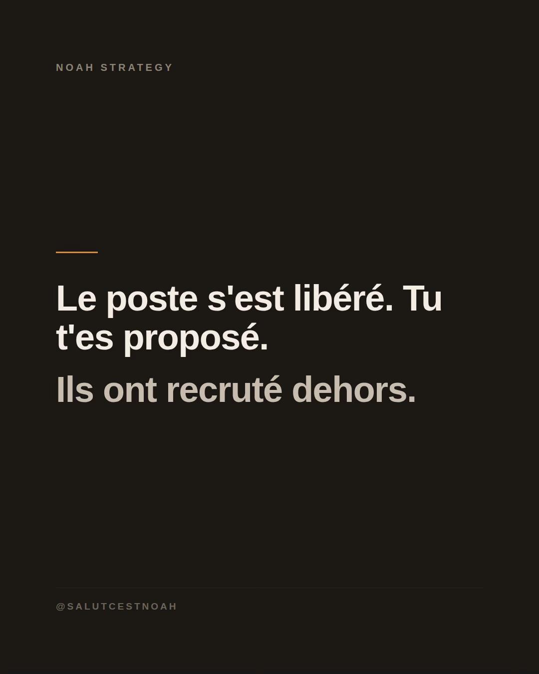 @Noah • Stratégie Sociale