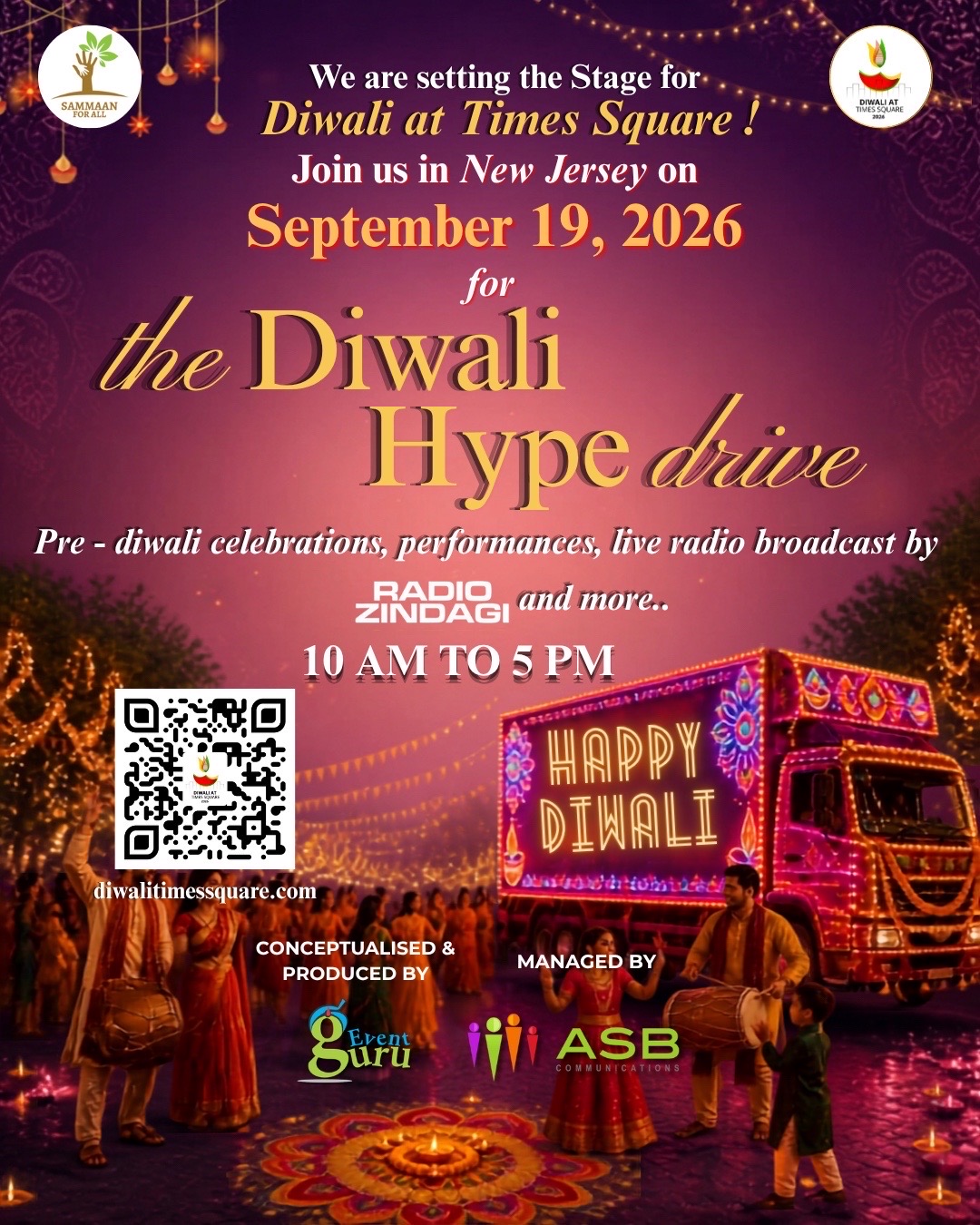@Diwali at Times Square