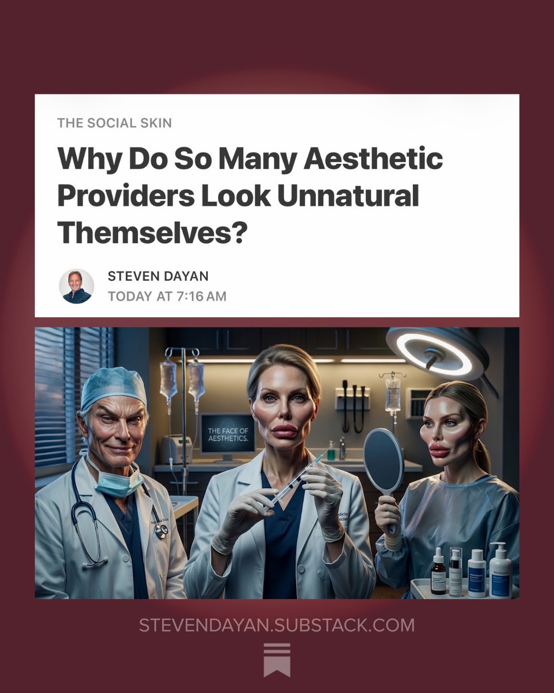 @Dr. Steven Dayan MD