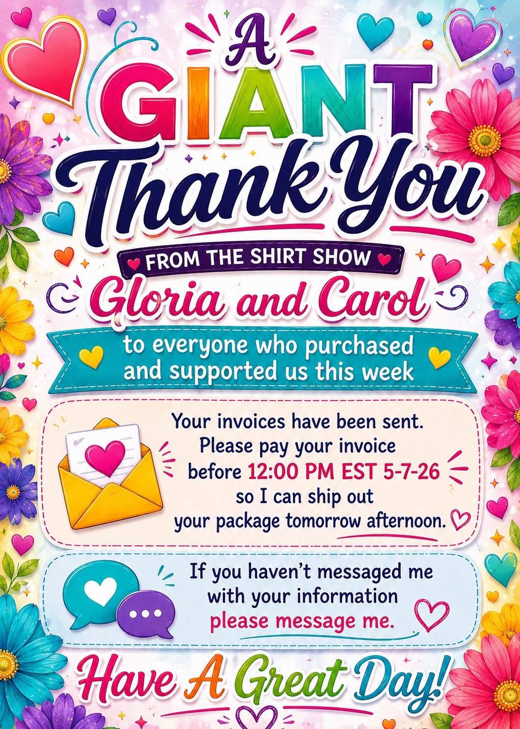 @Gloria &ldquo;The Shirt Show&rdquo;