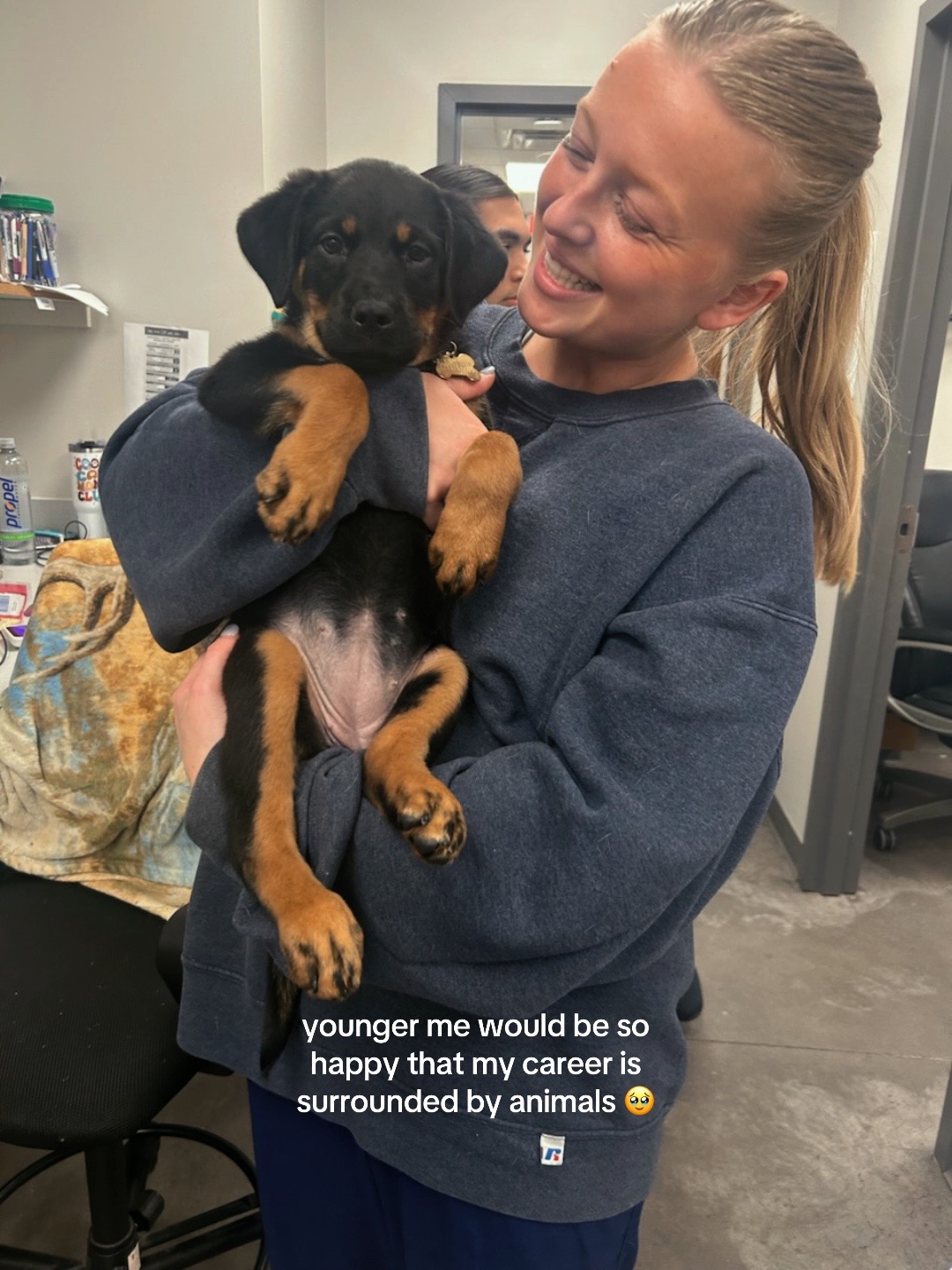 @Clover + her mom!