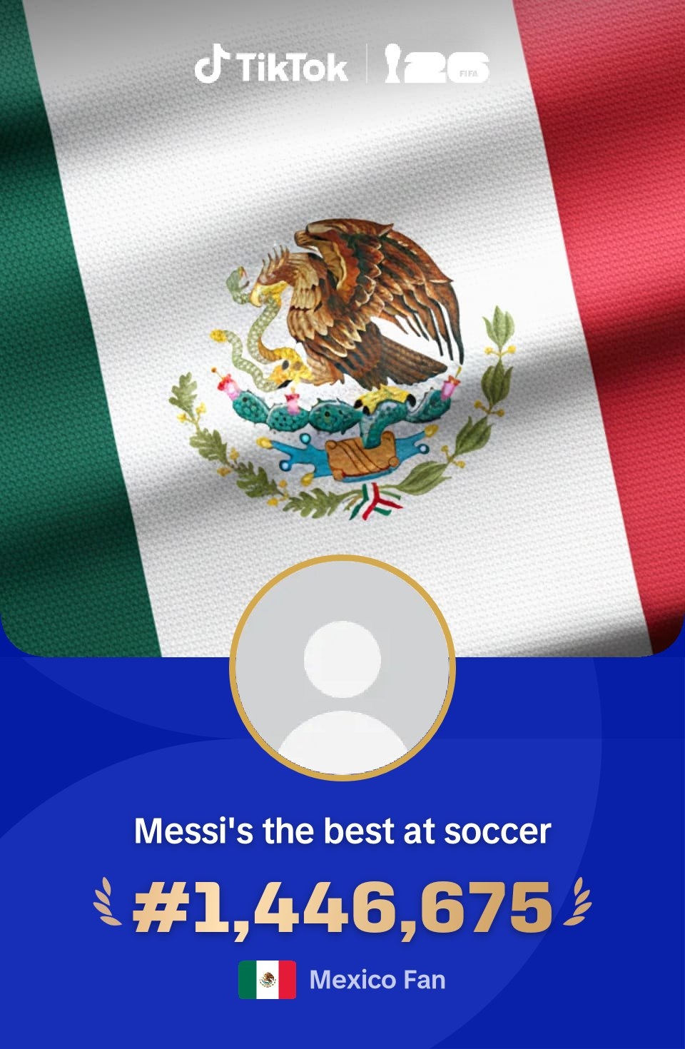 @Messi's the best at soccer