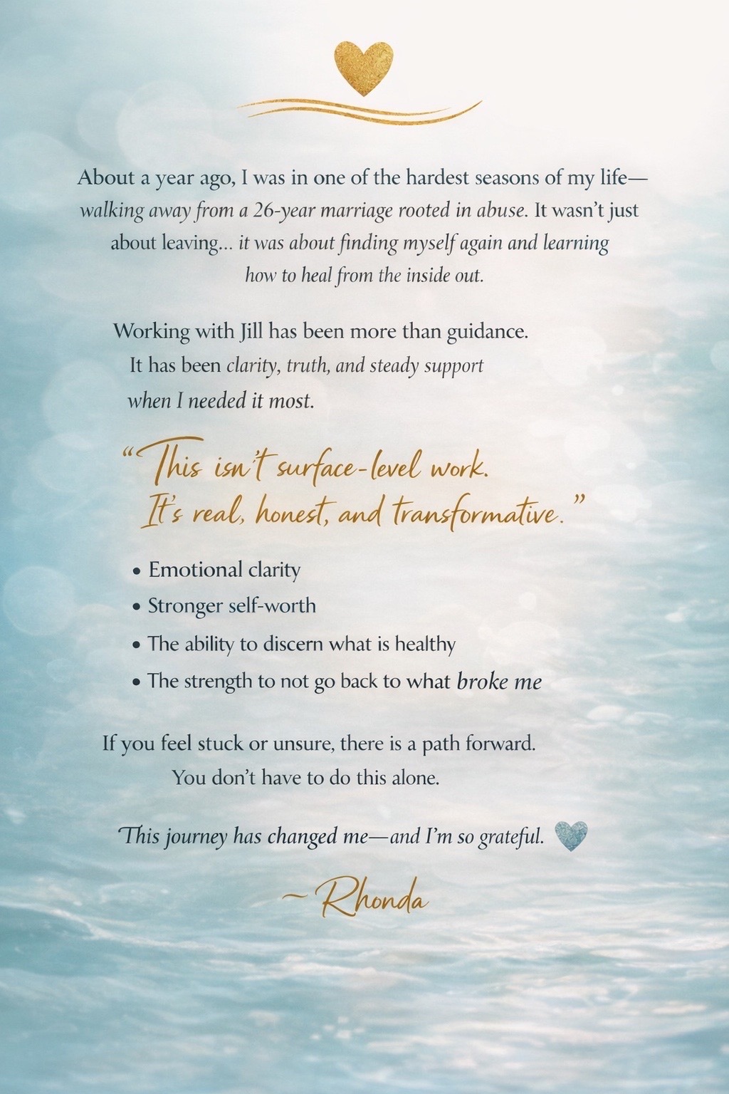 @JILL | INNER HEALING COACH
