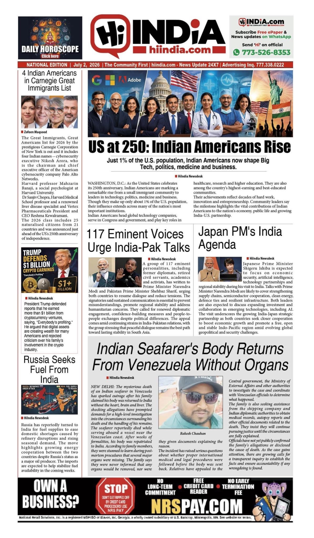 @hi INDiA Hemant Brahmbhatt