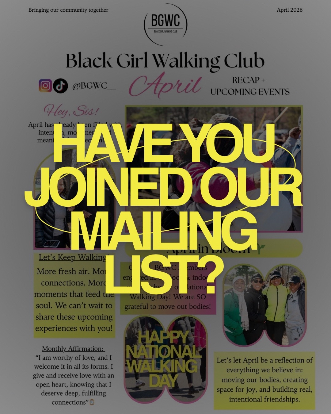 @Black Girl Walking Club