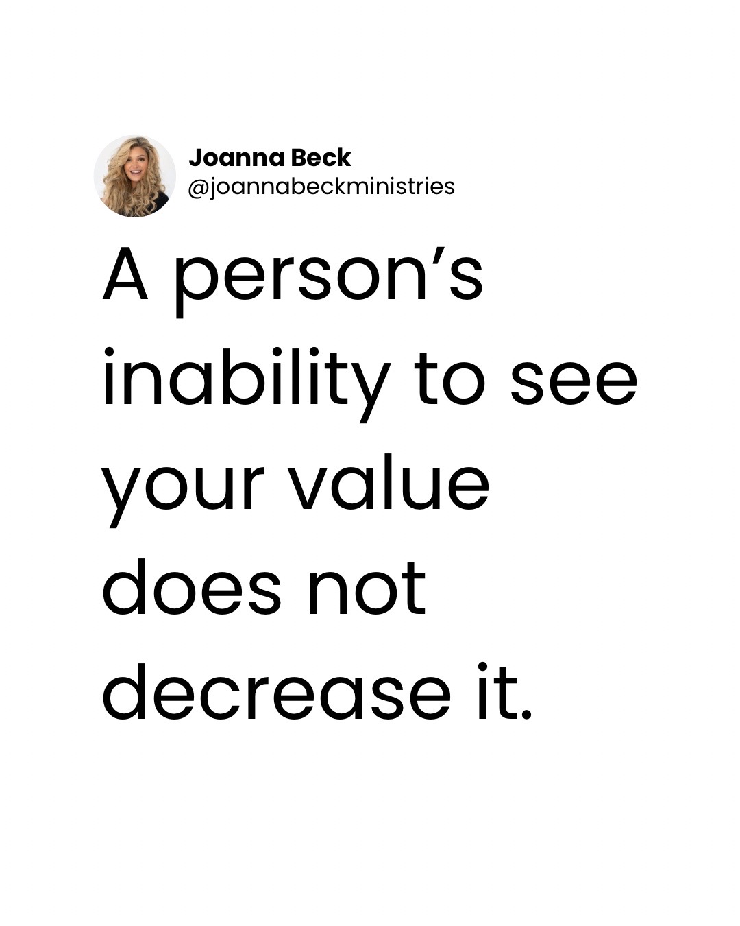 @Joanna Beck Ministries