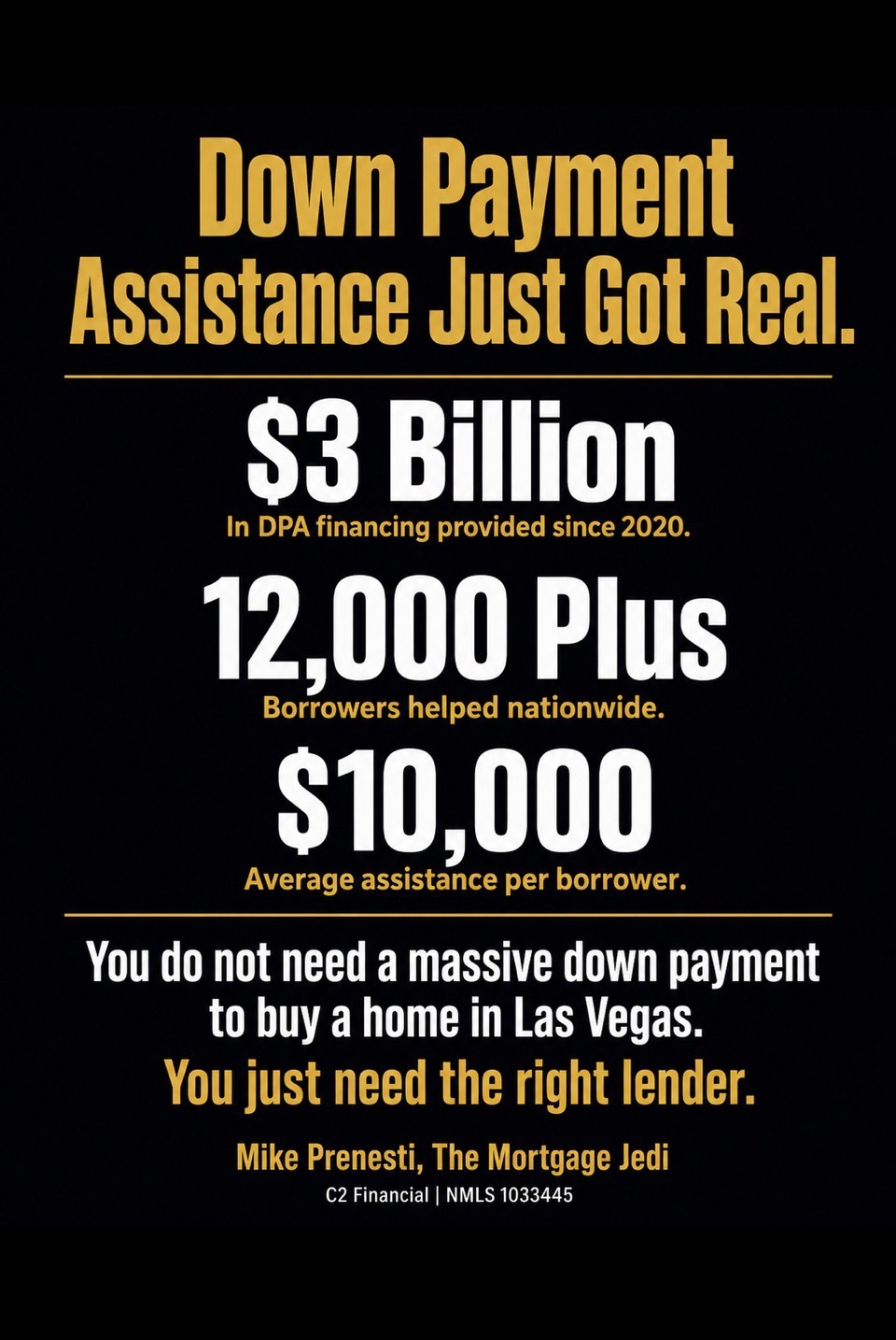 @MikePrenesti The MortgageJedi