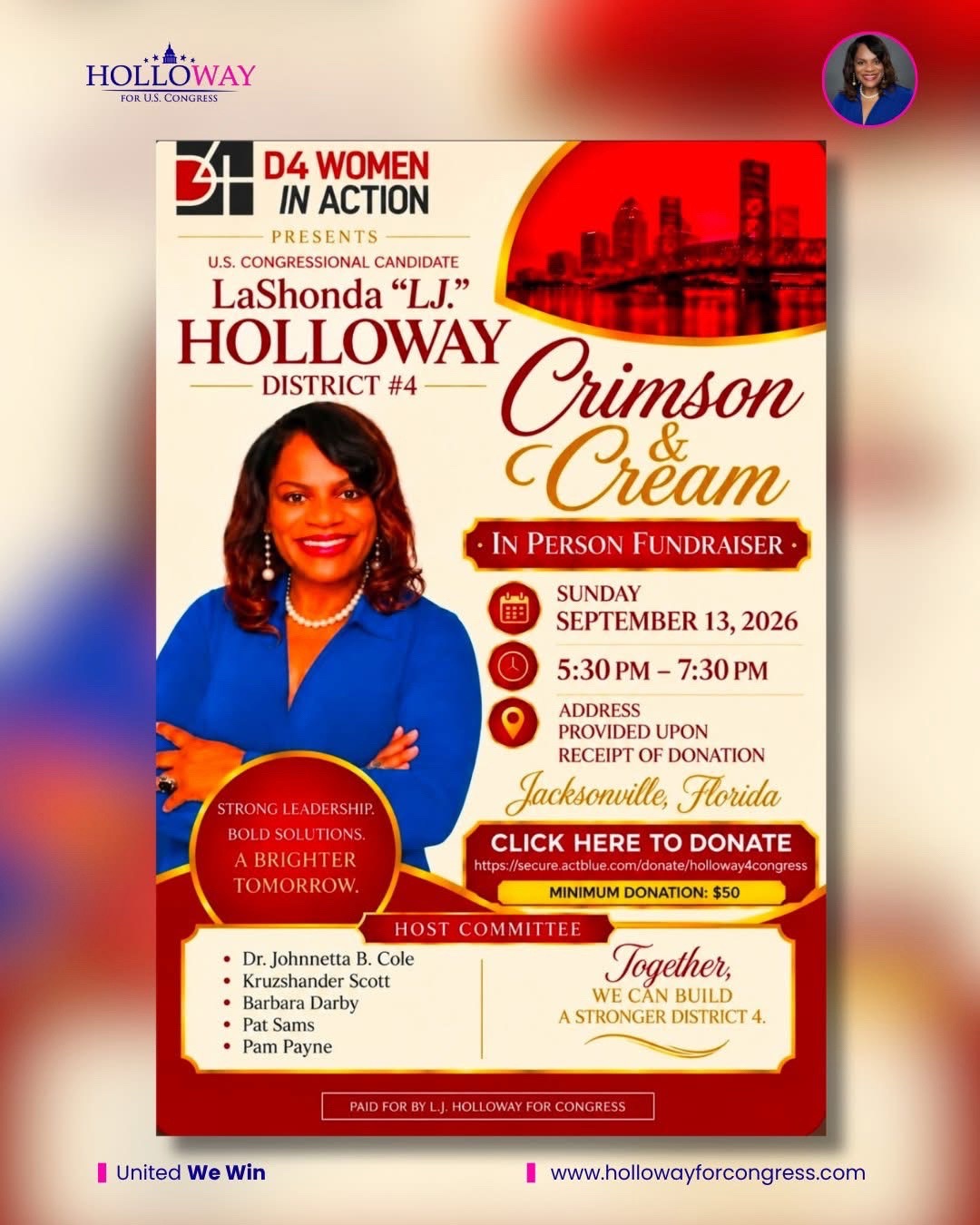 @LjHollowayforCongress