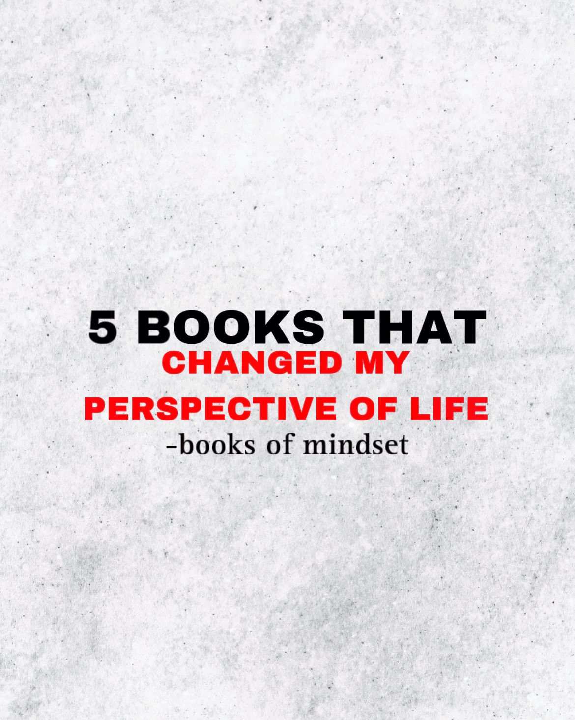 @Books of mindset