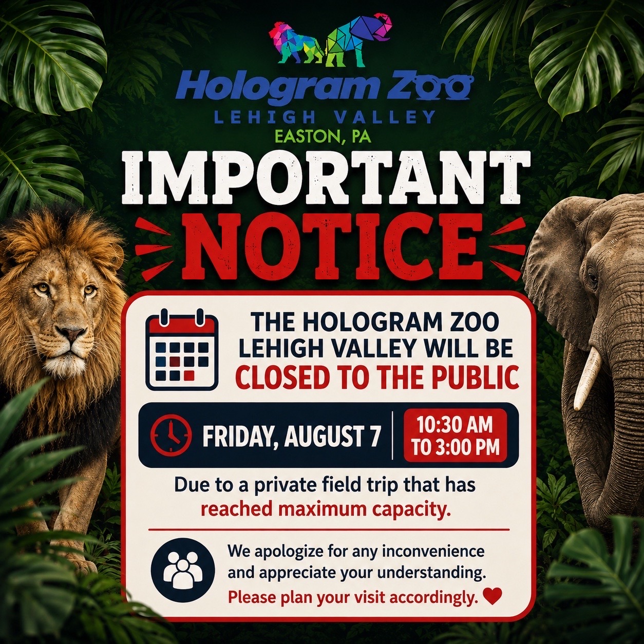 @Hologram Zoo Lehigh Valley