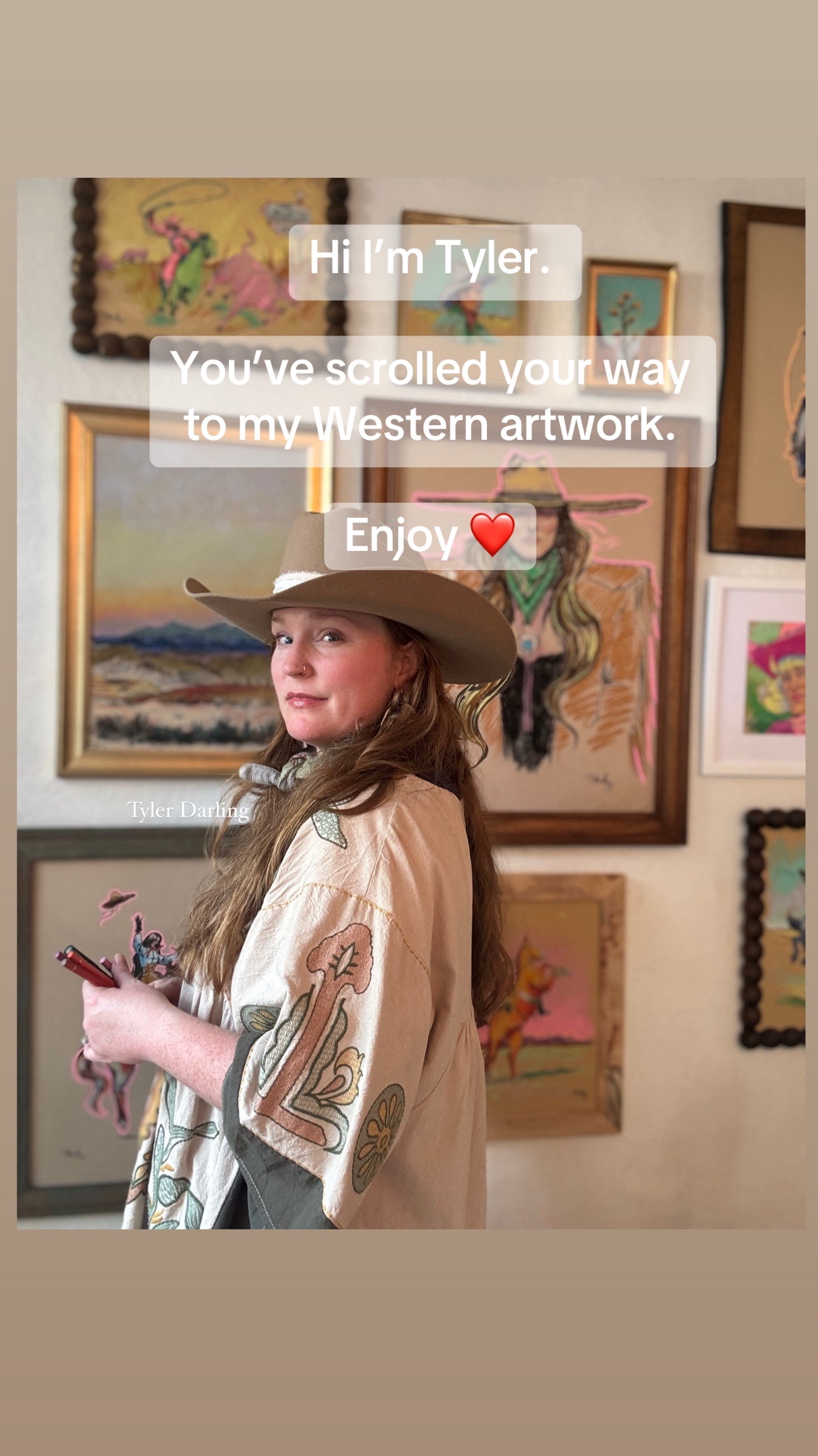 @Tyler Darling- Western Artist