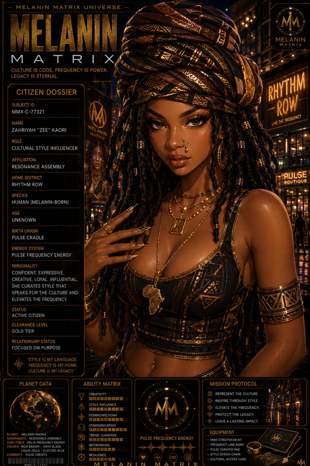 @Melanin Matrix Universe