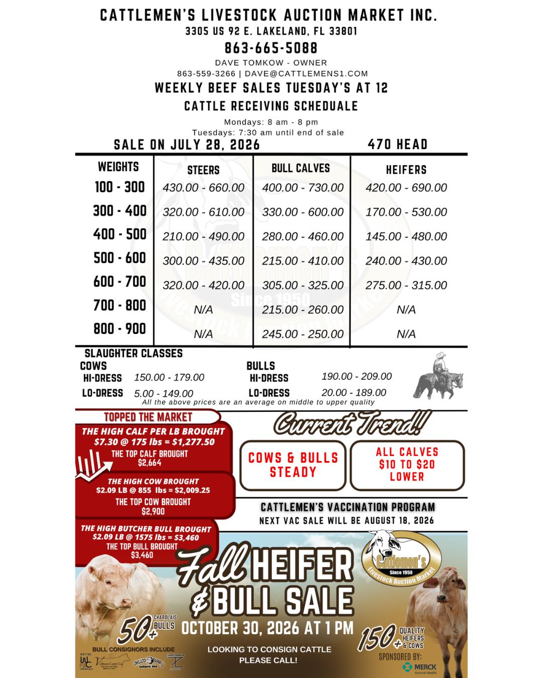 @Cattlemen&rsquo;s Livestock Market