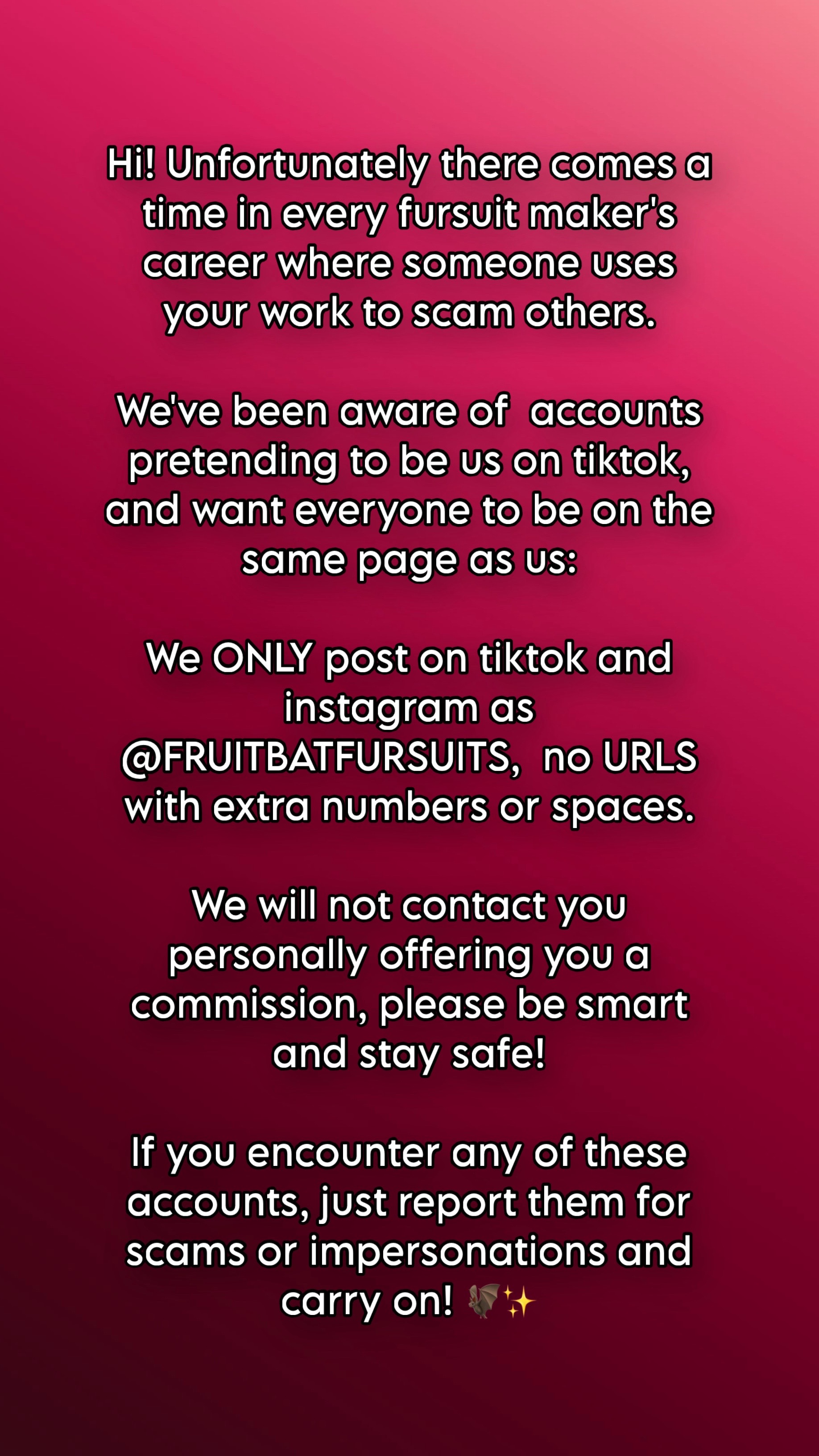 @FruitbatFursuits > ANW