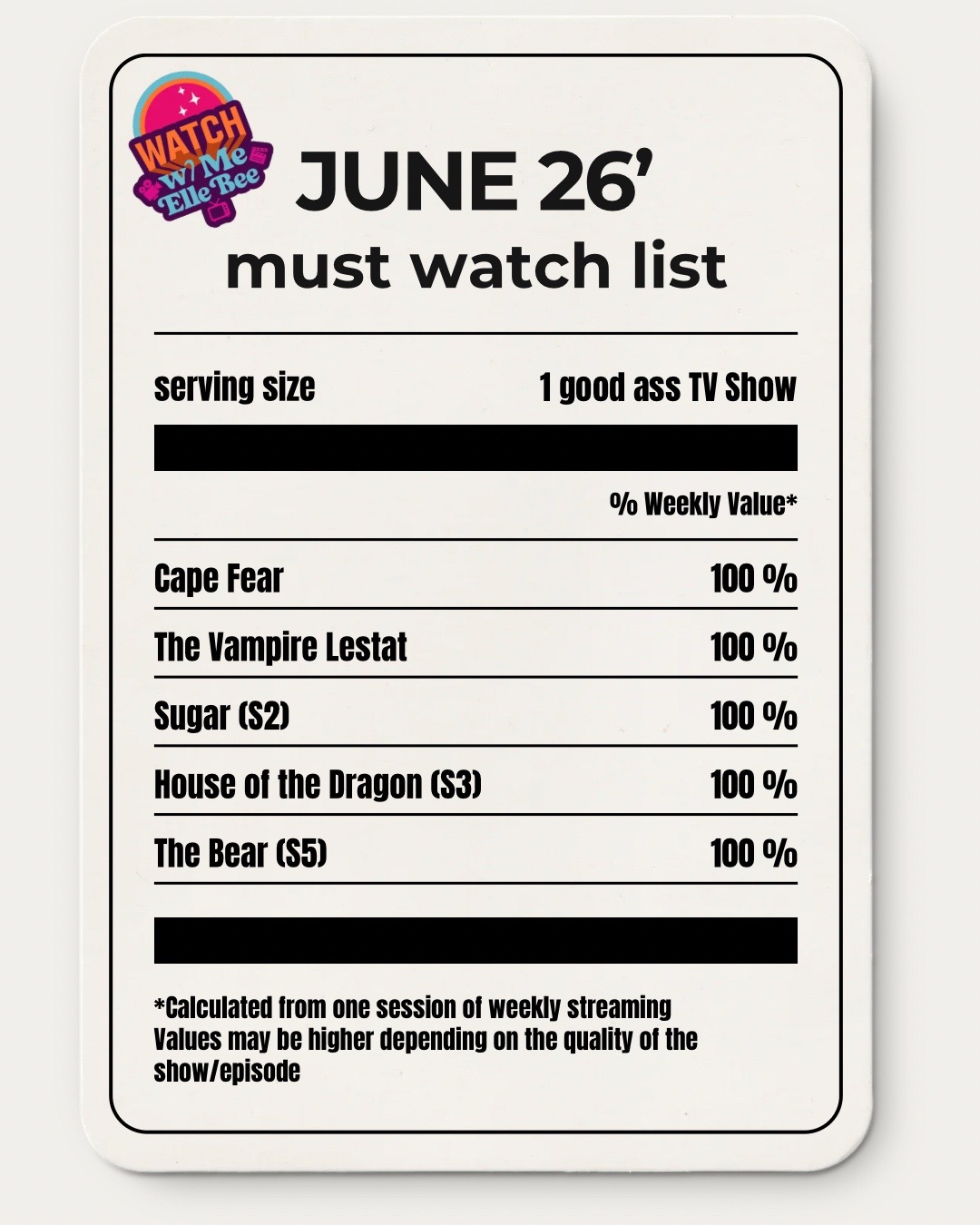 @Watch w/ Me, ElleBee