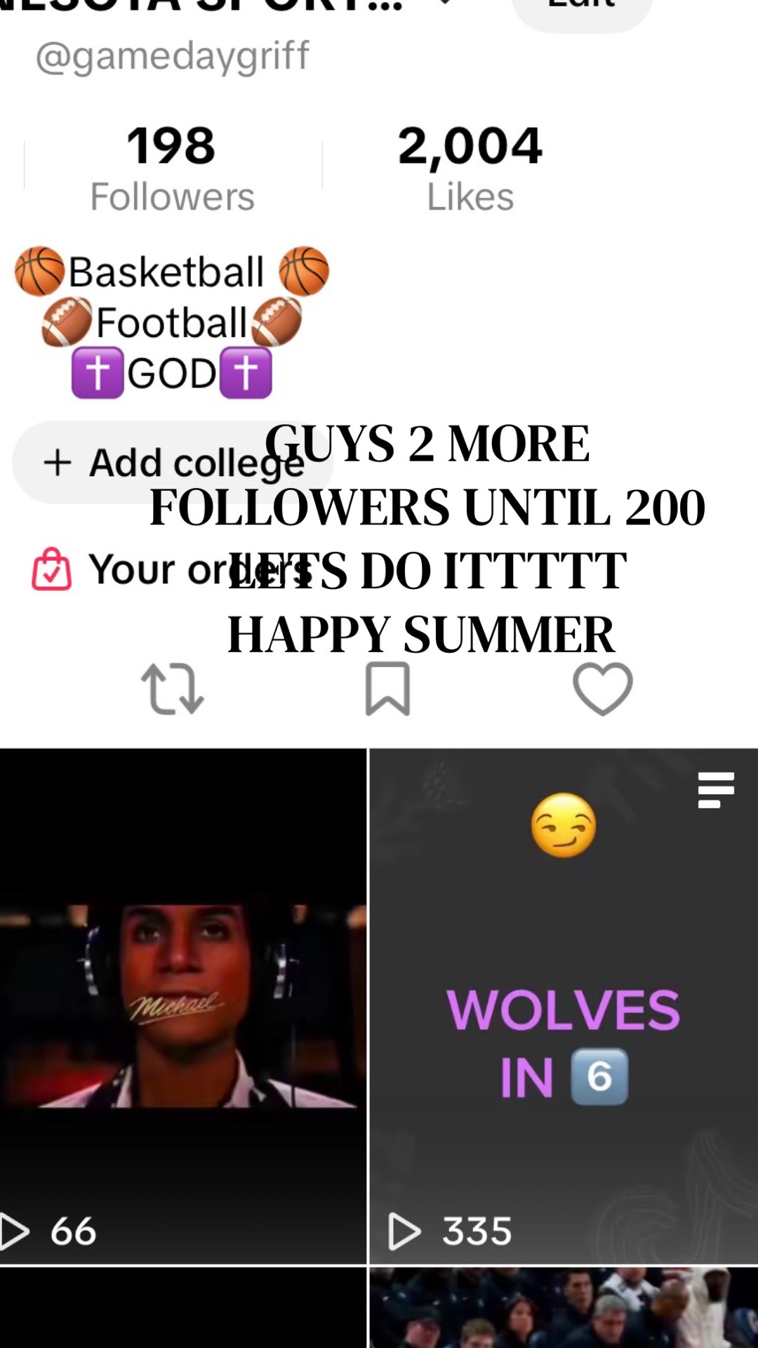 @MINNESOTA SPORTS ARE THE BEST