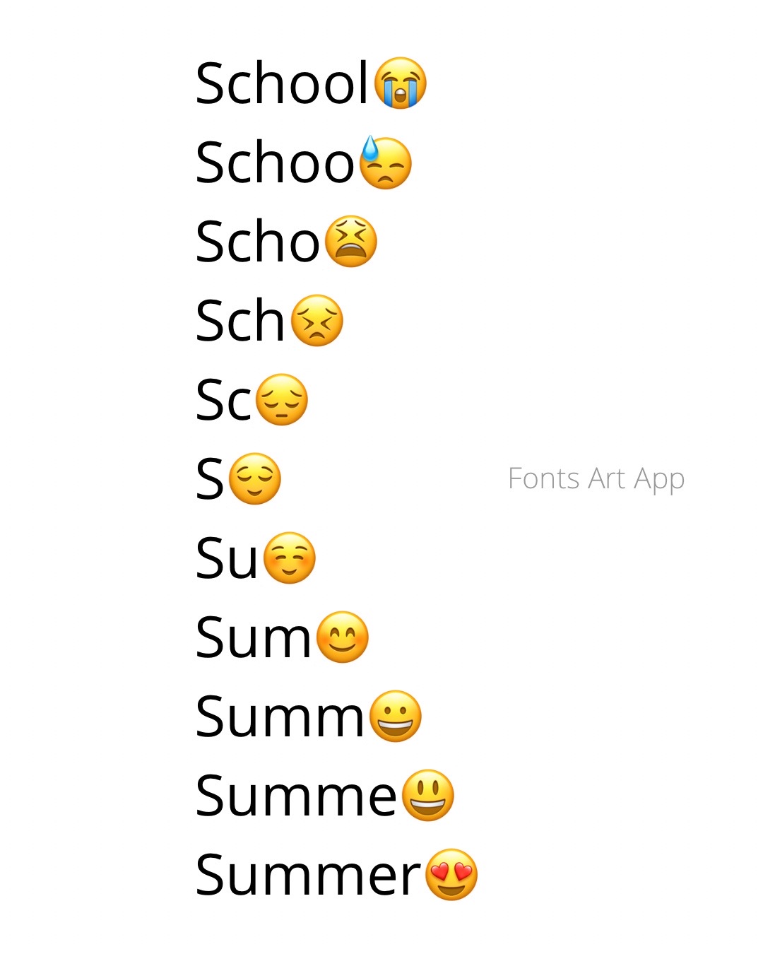 @Fonts Art App