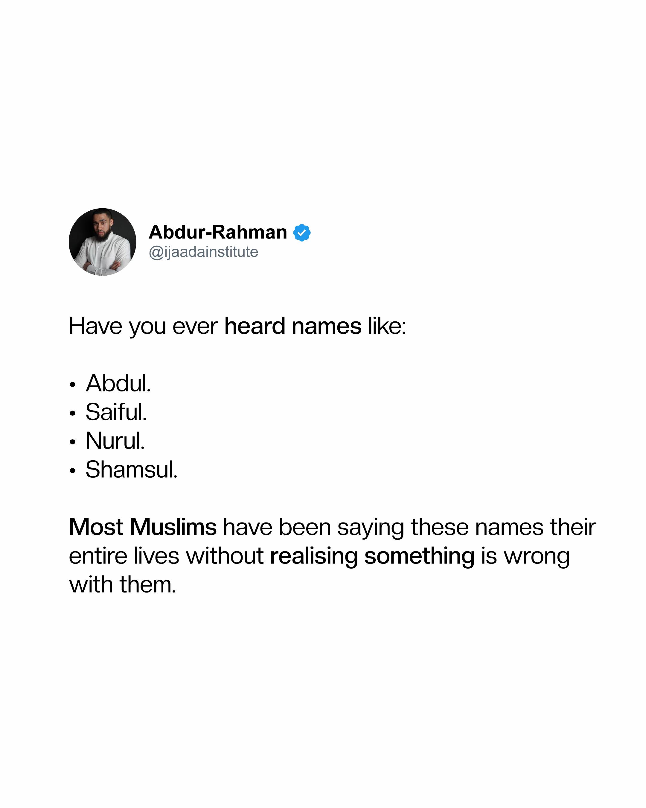 @Abdur Rahman - Arabic Teacher
