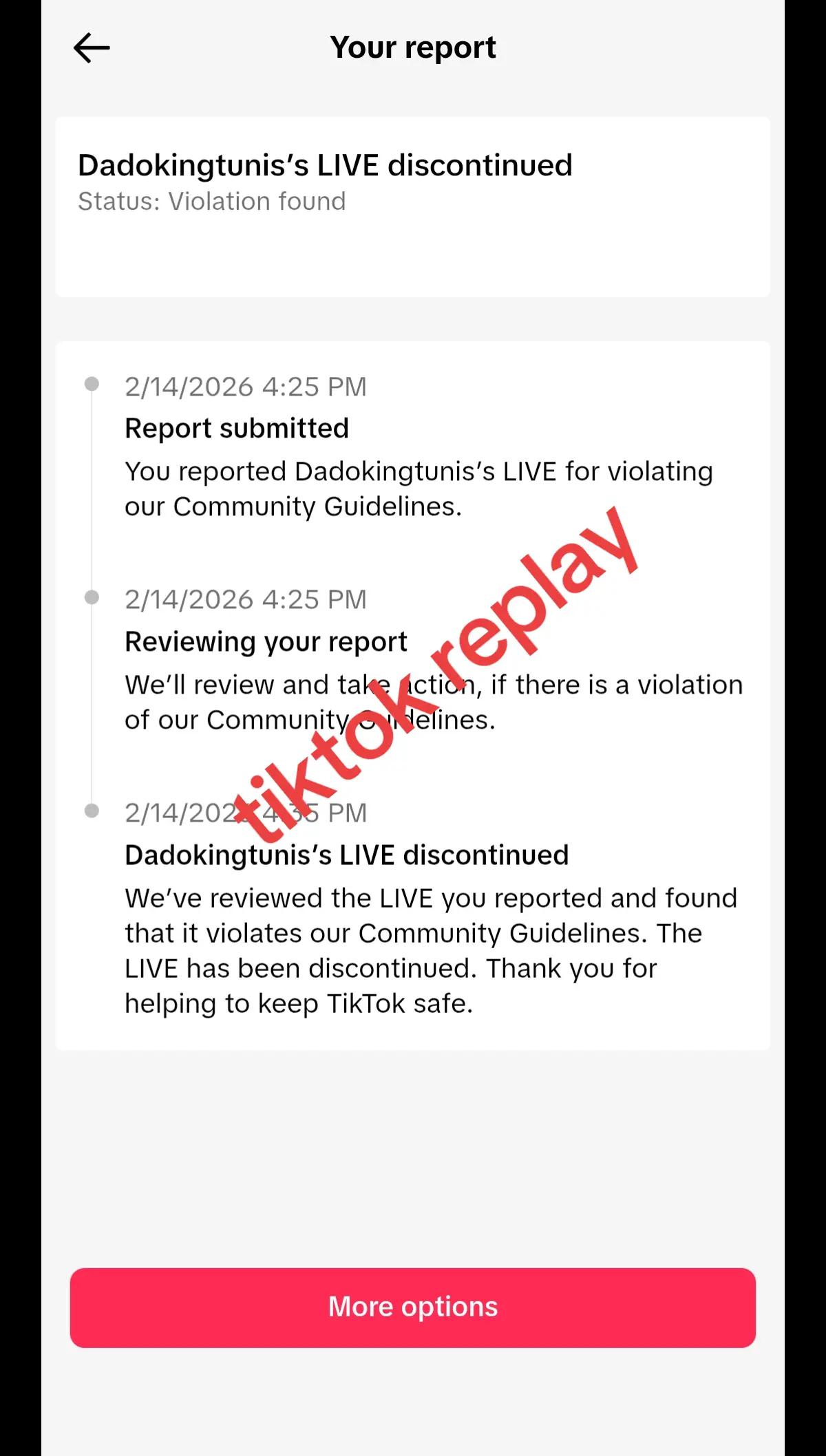 @๐๐๐tiktok replay ๐๐๐ ban