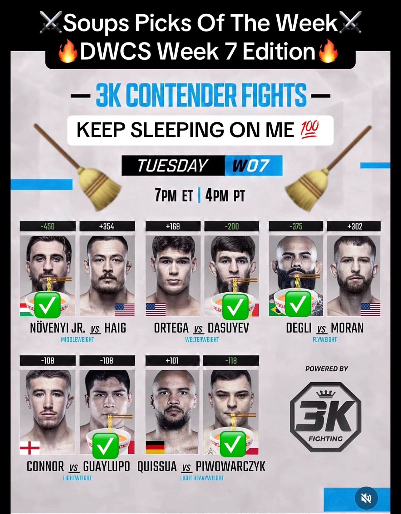 @🍜Soups MMA Preview 🍜
