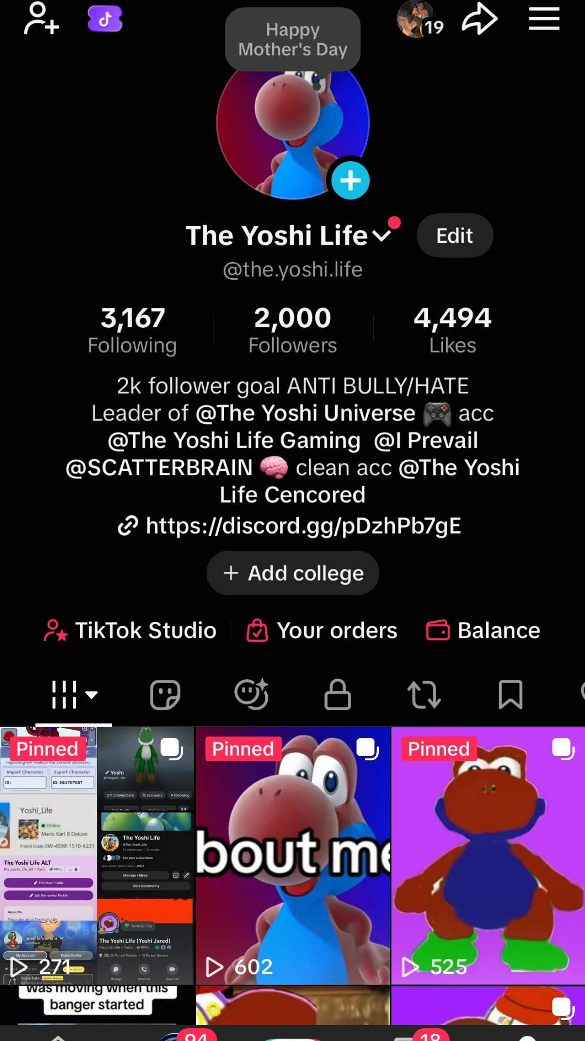 @The Yoshi Life
