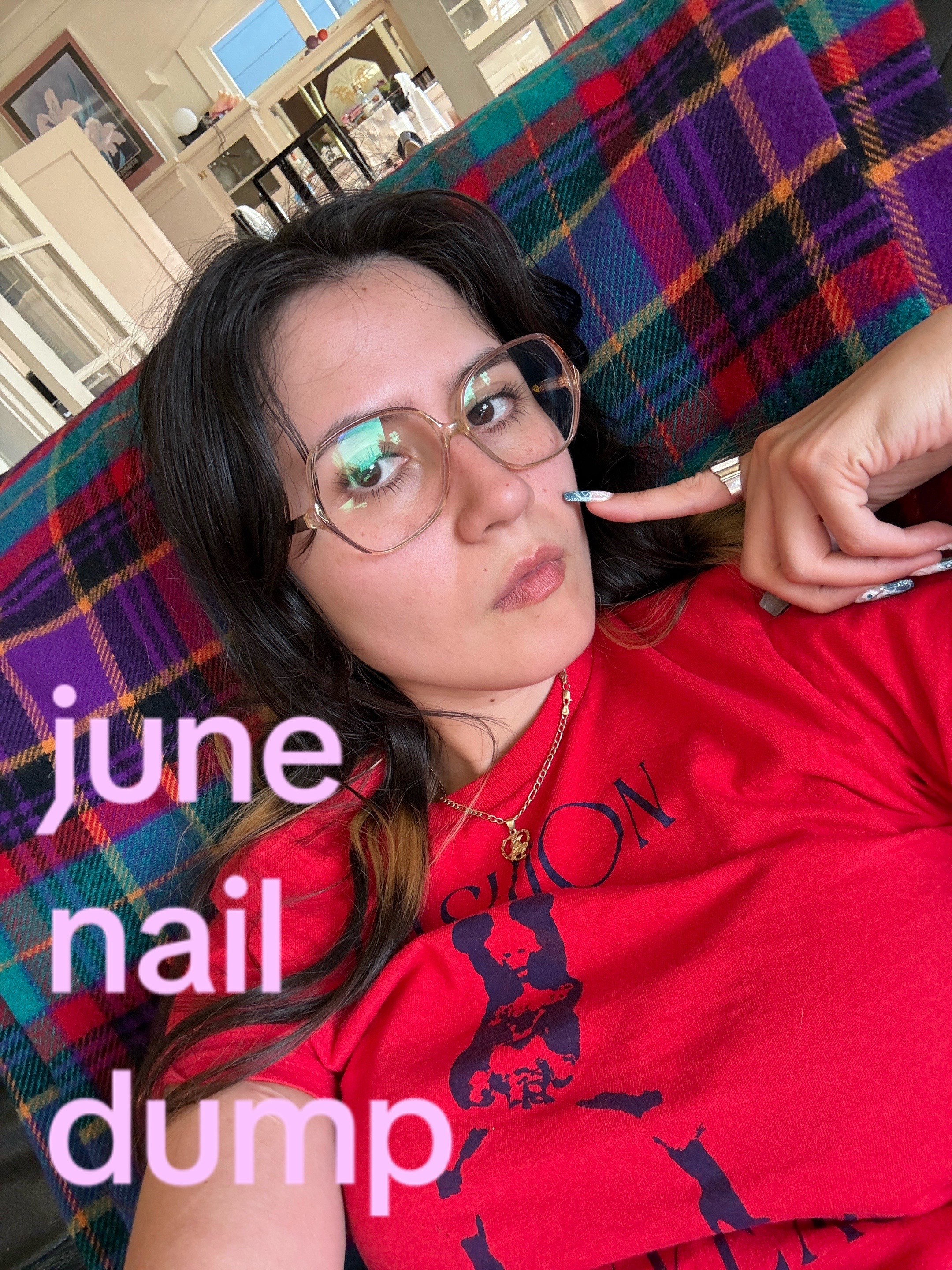 @Geranium Duet Nails