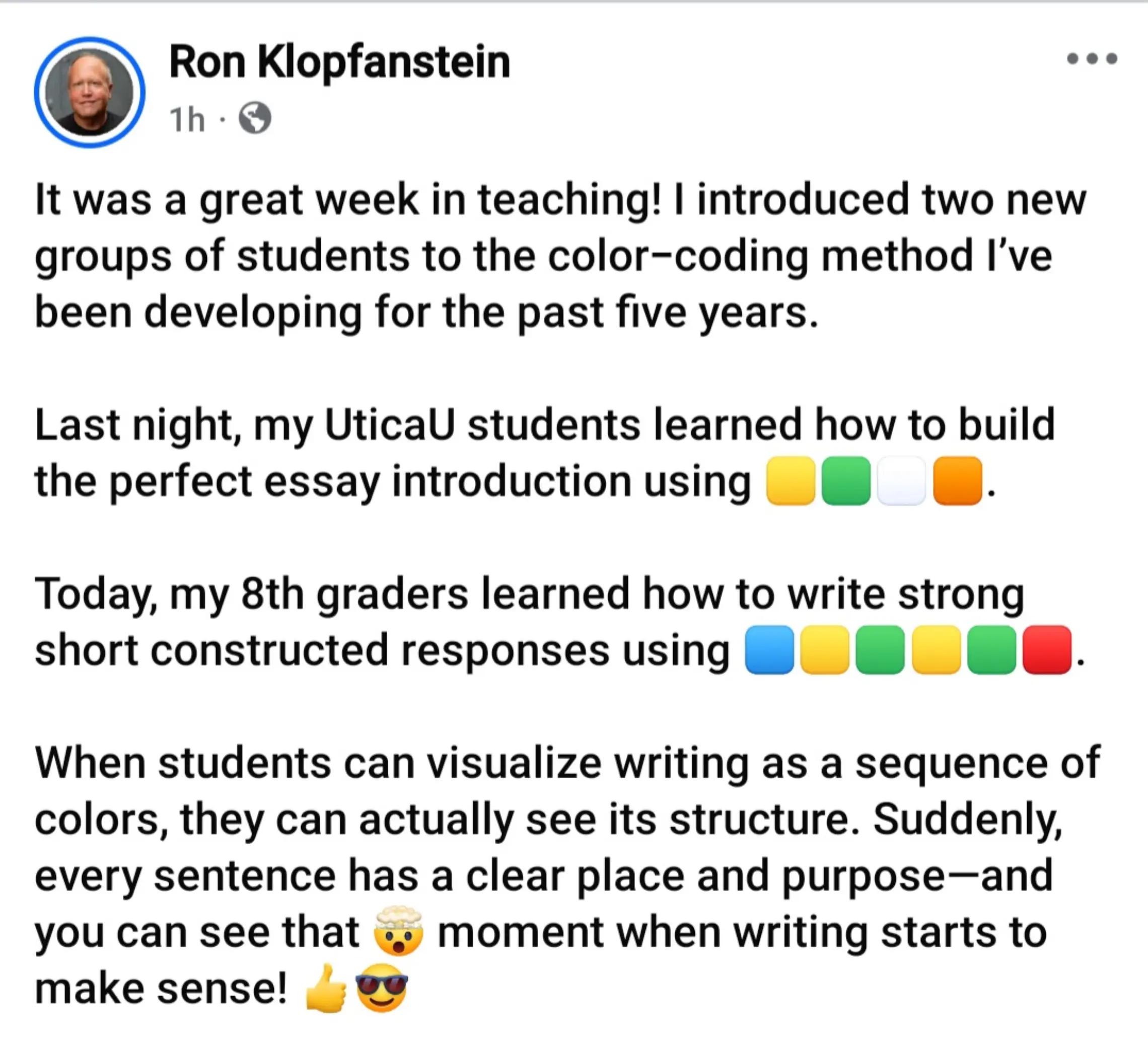 @Ron Klopfanstein