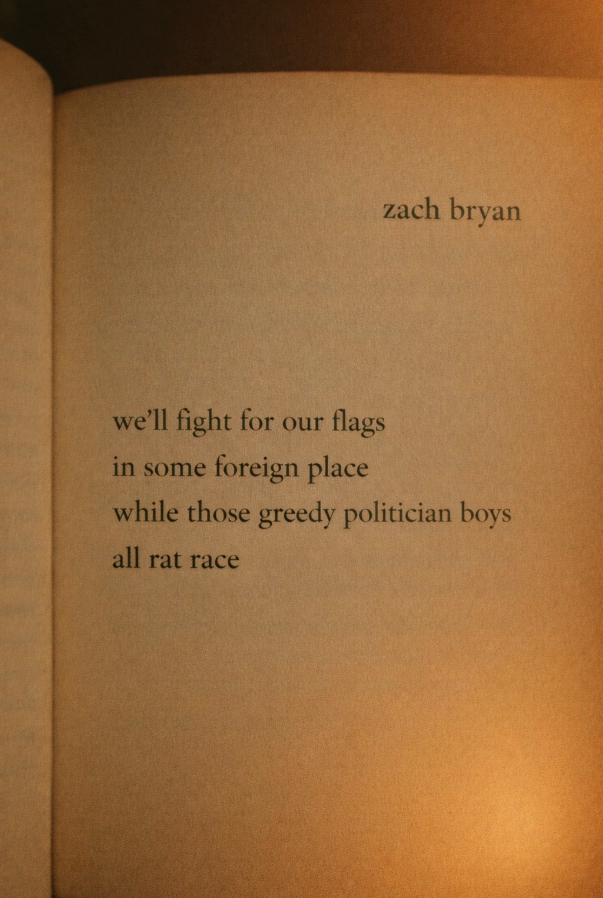 @Zach Bryan Quotes