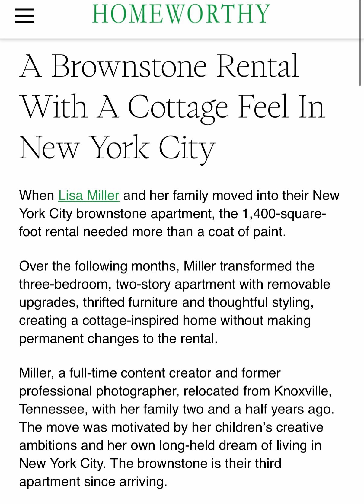 @Lisa Miller | NYC Mom of 3