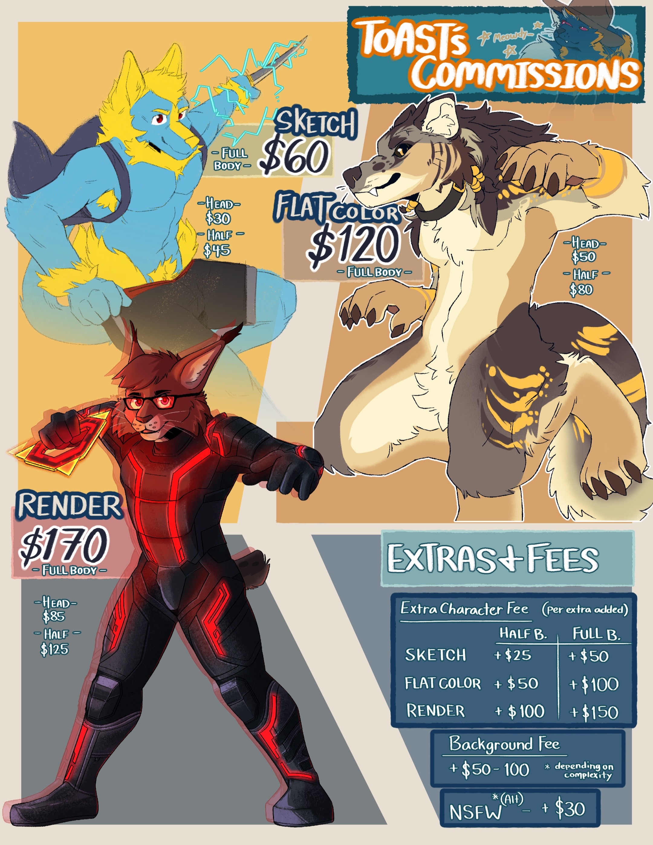 @Burnt Fox Toast - COMMS OPEN