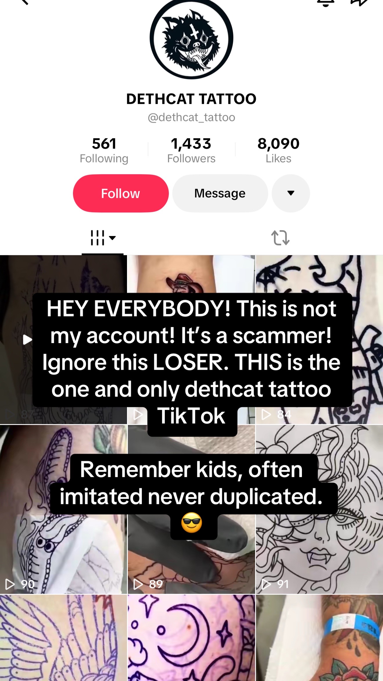 @DETHCAT TATTOO