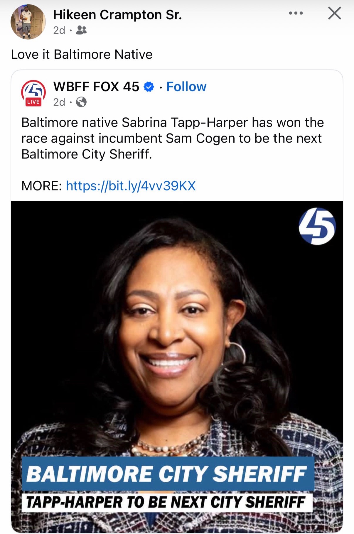 @SabrinaTappHarperforSheriff