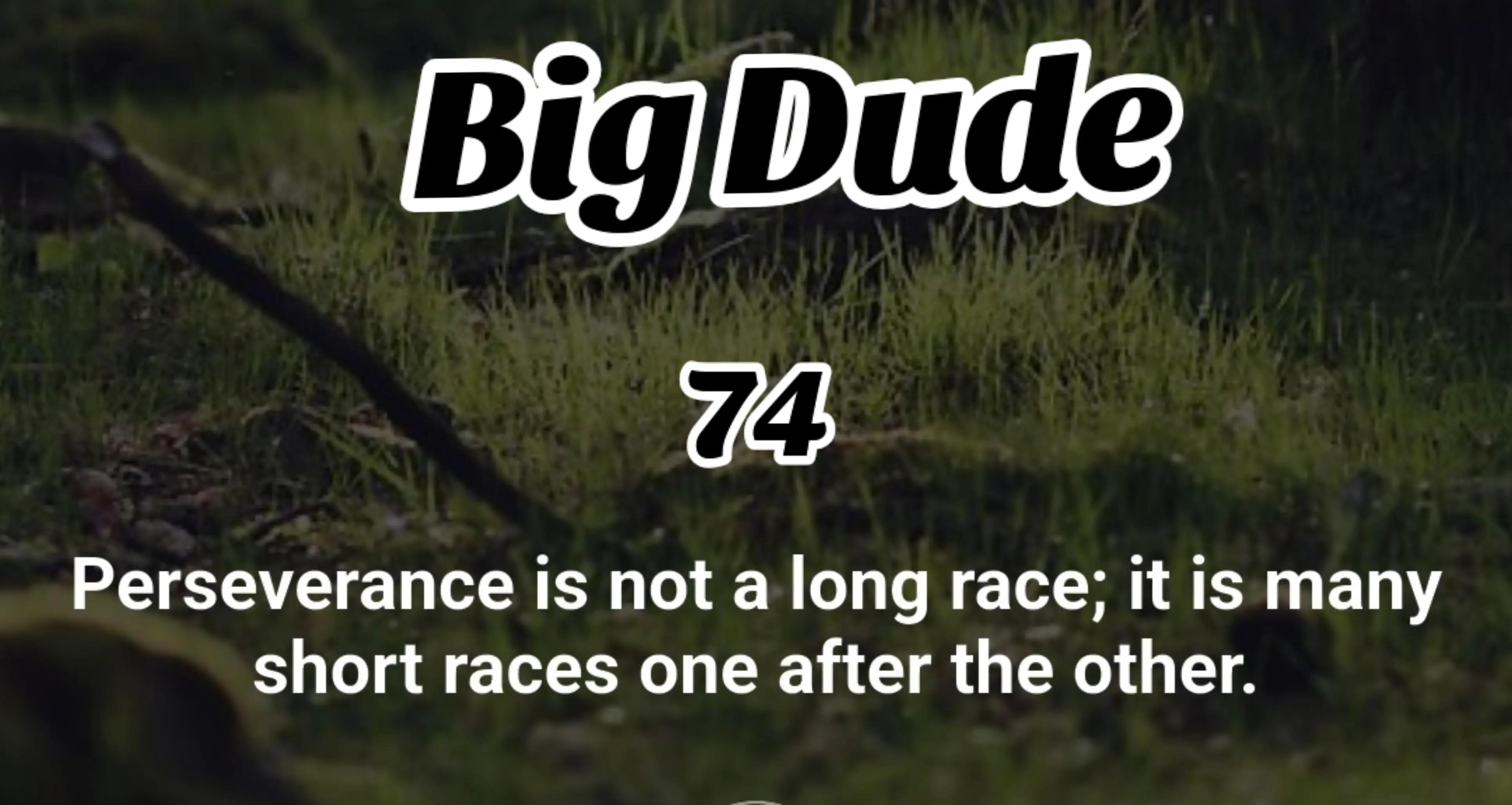 @Big Dude